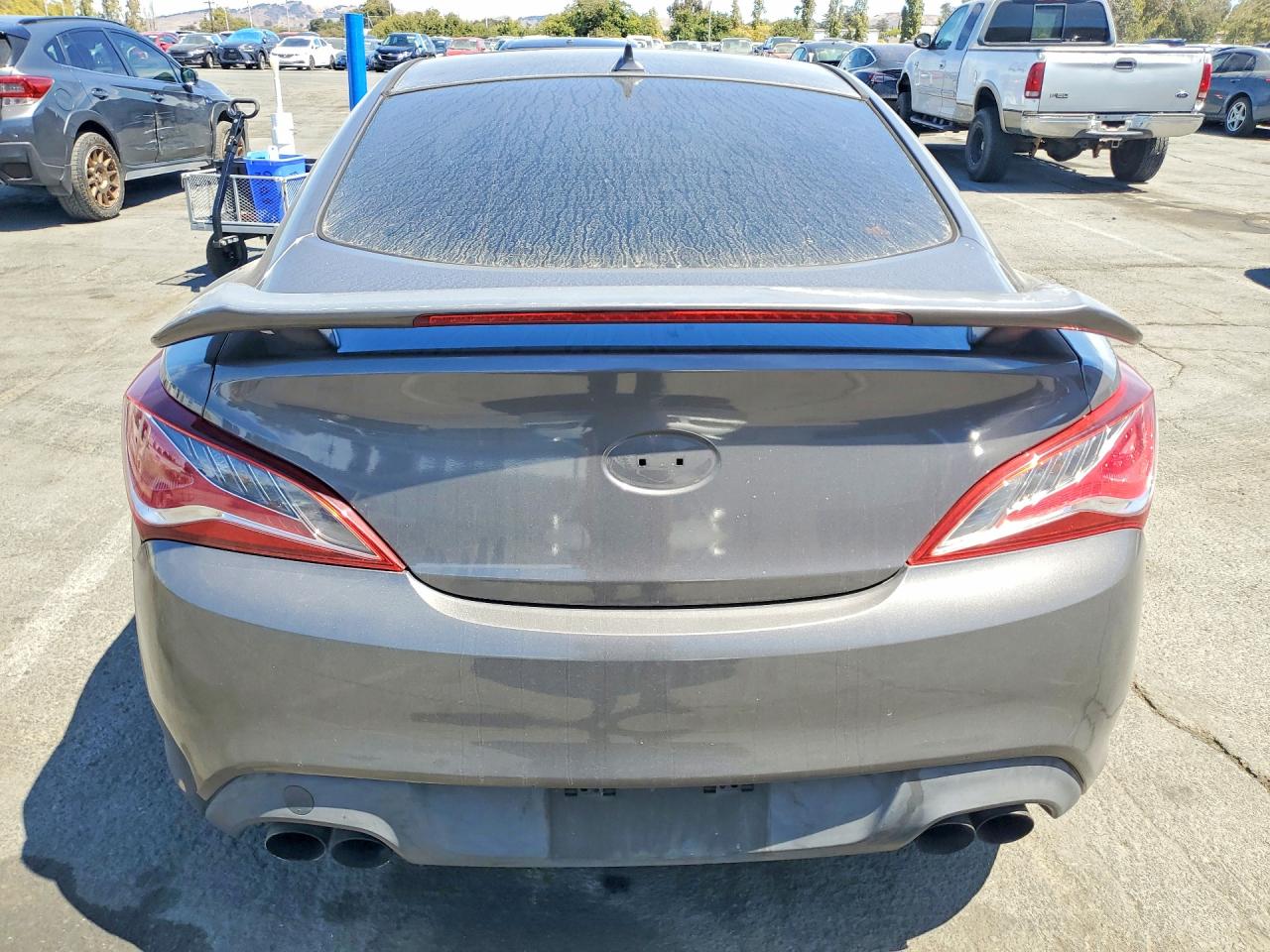 2013 Hyundai Genesis Coupe 3.8 Track Gray vin: KMHHU6KJ6DU083881
