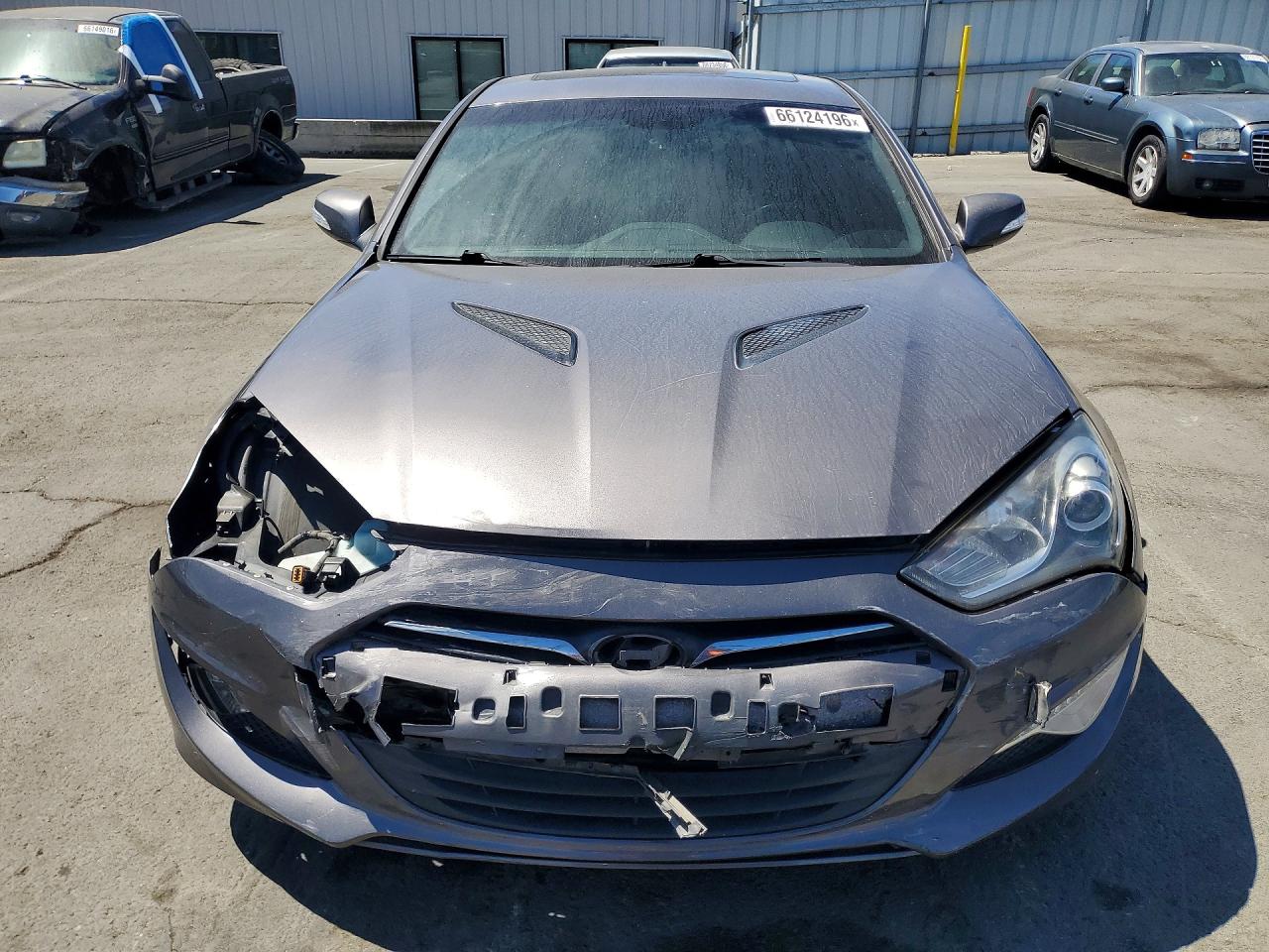 2013 Hyundai Genesis Coupe 3.8 Track Gray vin: KMHHU6KJ6DU083881