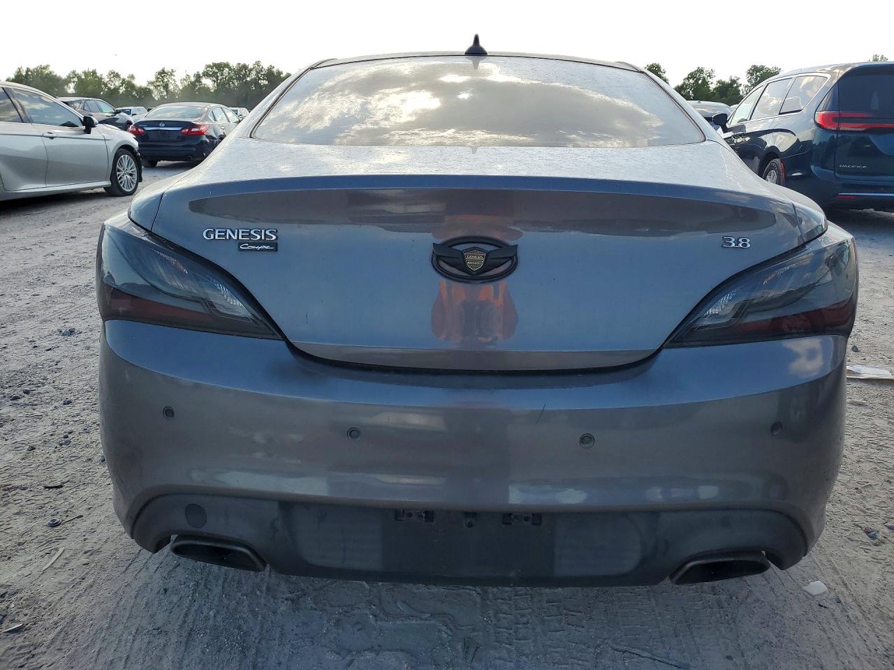 2013 Hyundai Genesis Coupe 3.8 Grand Touring Серый vin: KMHHU6KJ6DU092676