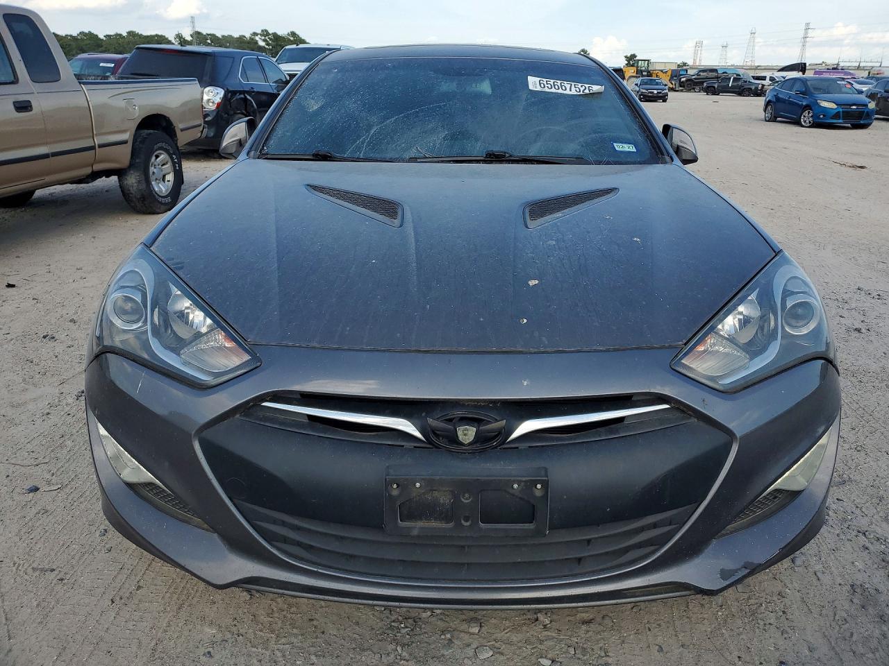 2013 Hyundai Genesis Coupe 3.8 Grand Touring Серый vin: KMHHU6KJ6DU092676