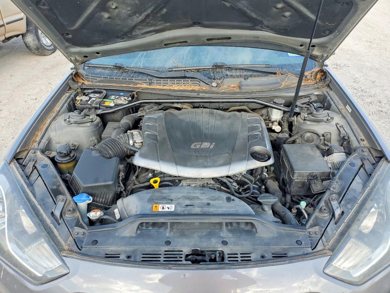 2013 Hyundai Genesis Coupe 3.8 Grand Touring Серый vin: KMHHU6KJ6DU092676
