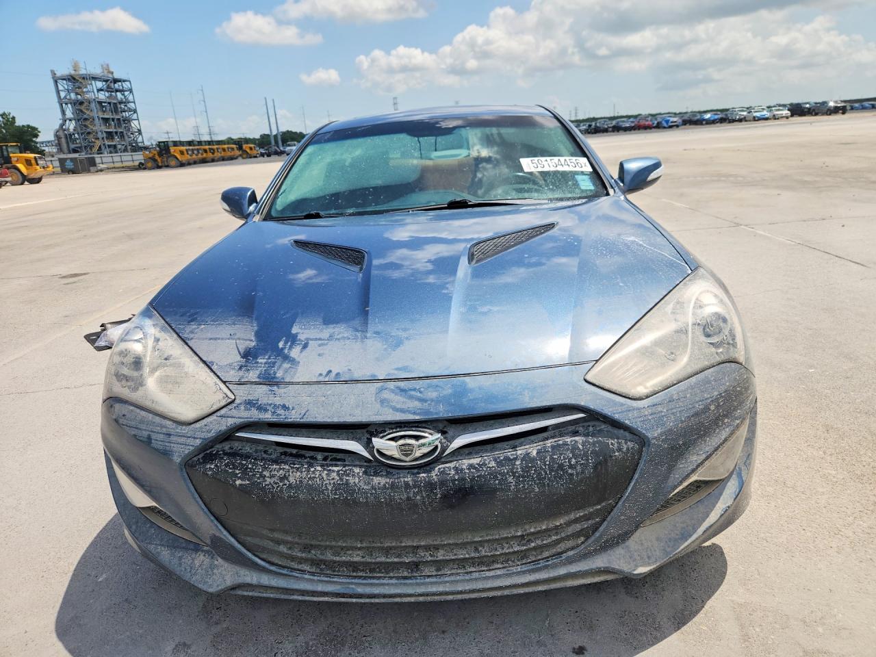2013 Hyundai Genesis Coupe 3.8l Blue vin: KMHHU6KJ6DU095965