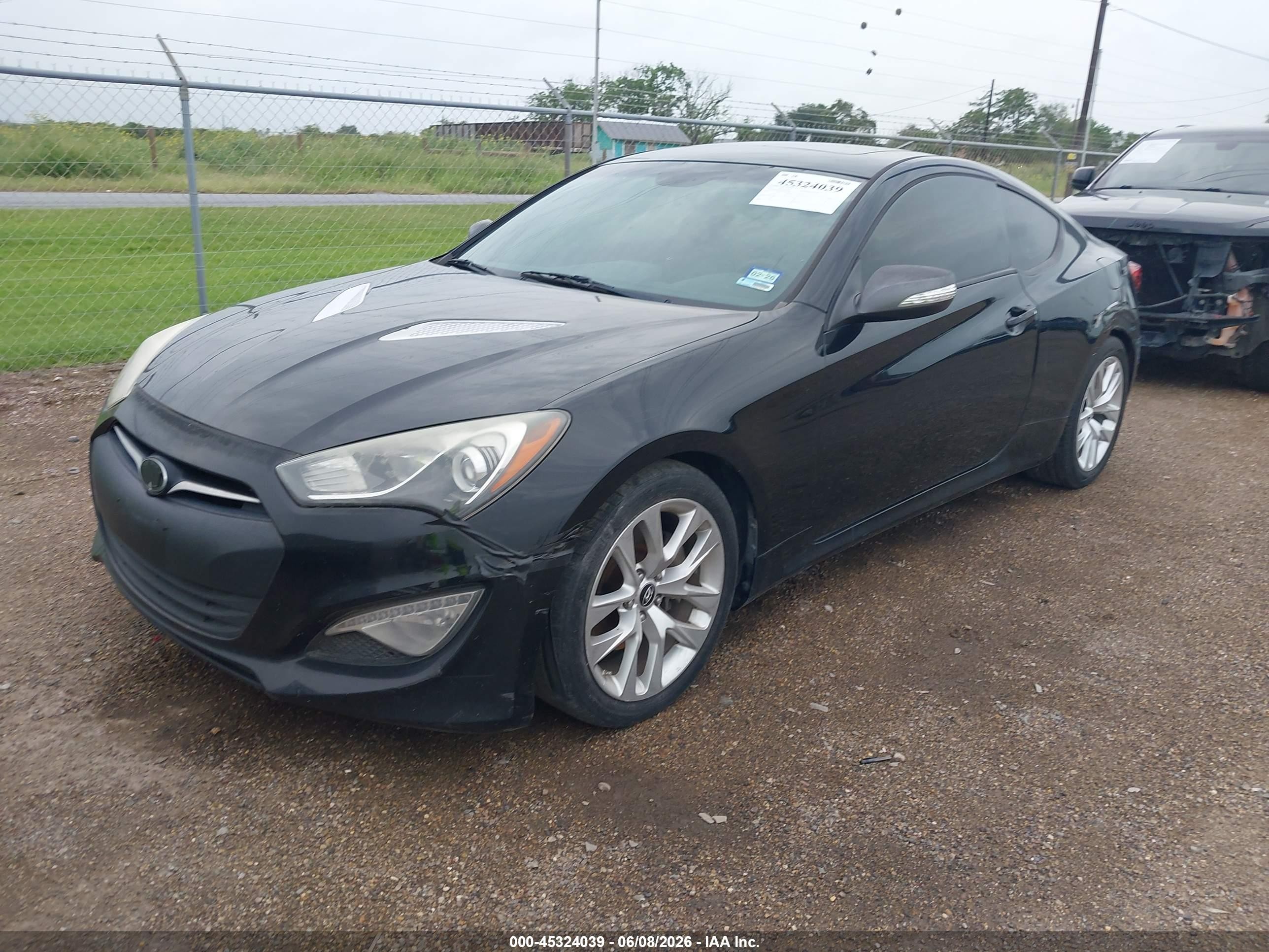 2013 Hyundai Genesis   Black vin: KMHHU6KJ6DU097988