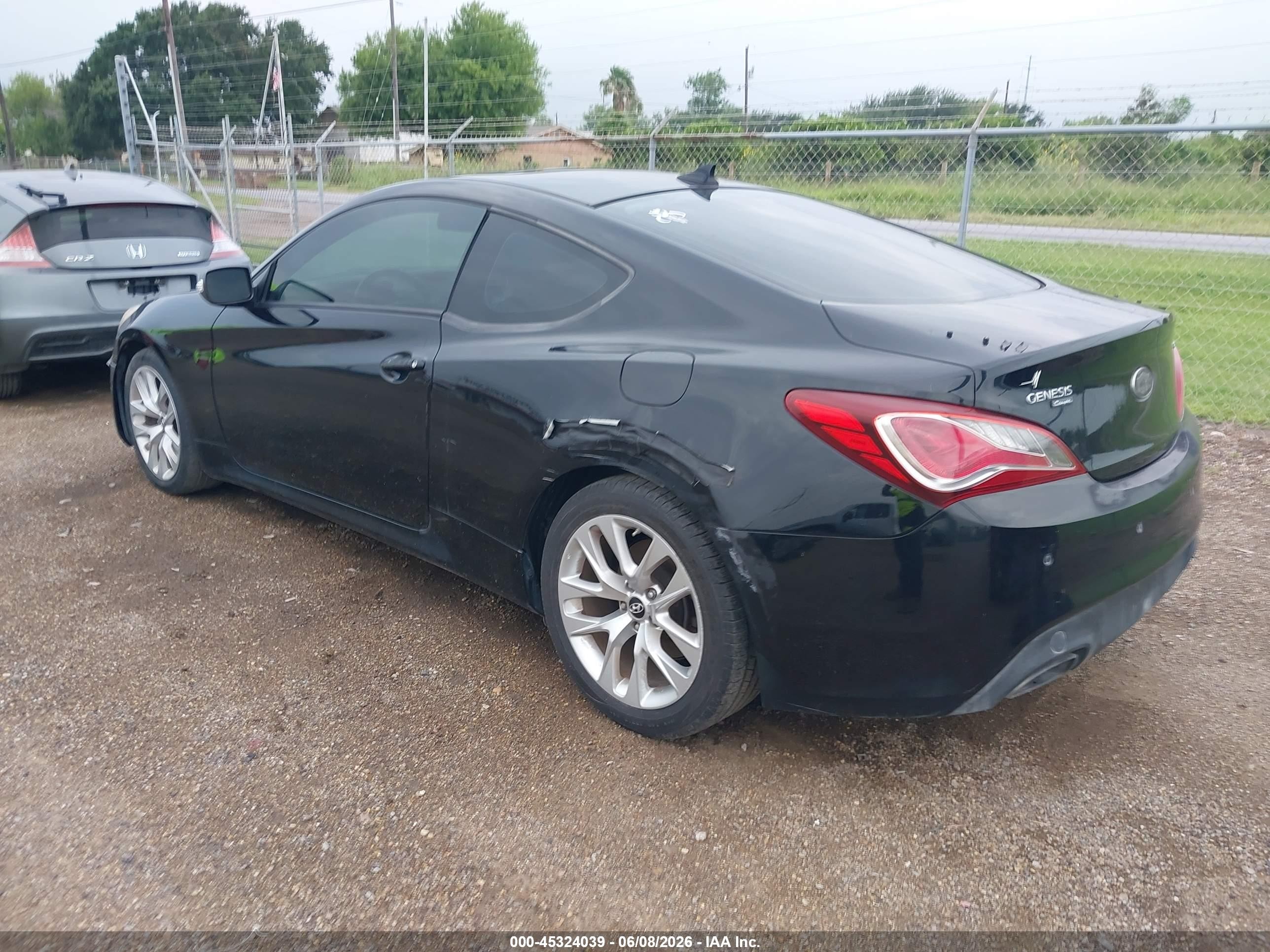 2013 Hyundai Genesis   Black vin: KMHHU6KJ6DU097988
