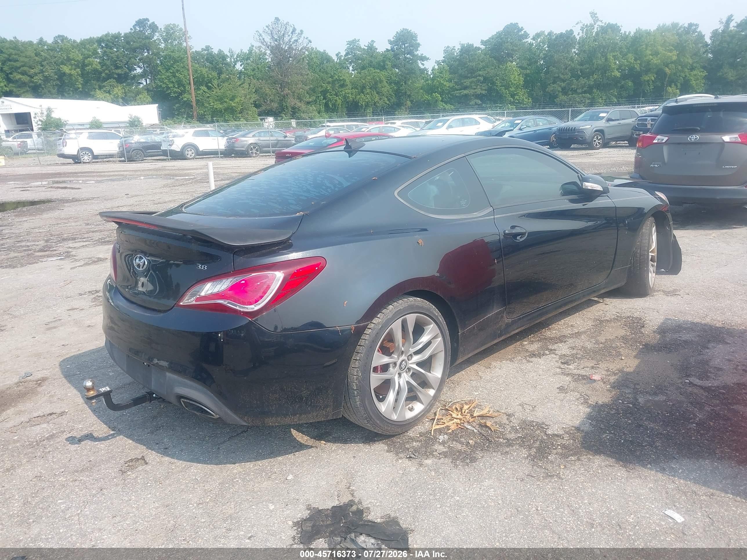 2013 Hyundai Genesis   Black vin: KMHHU6KJ6DU102672