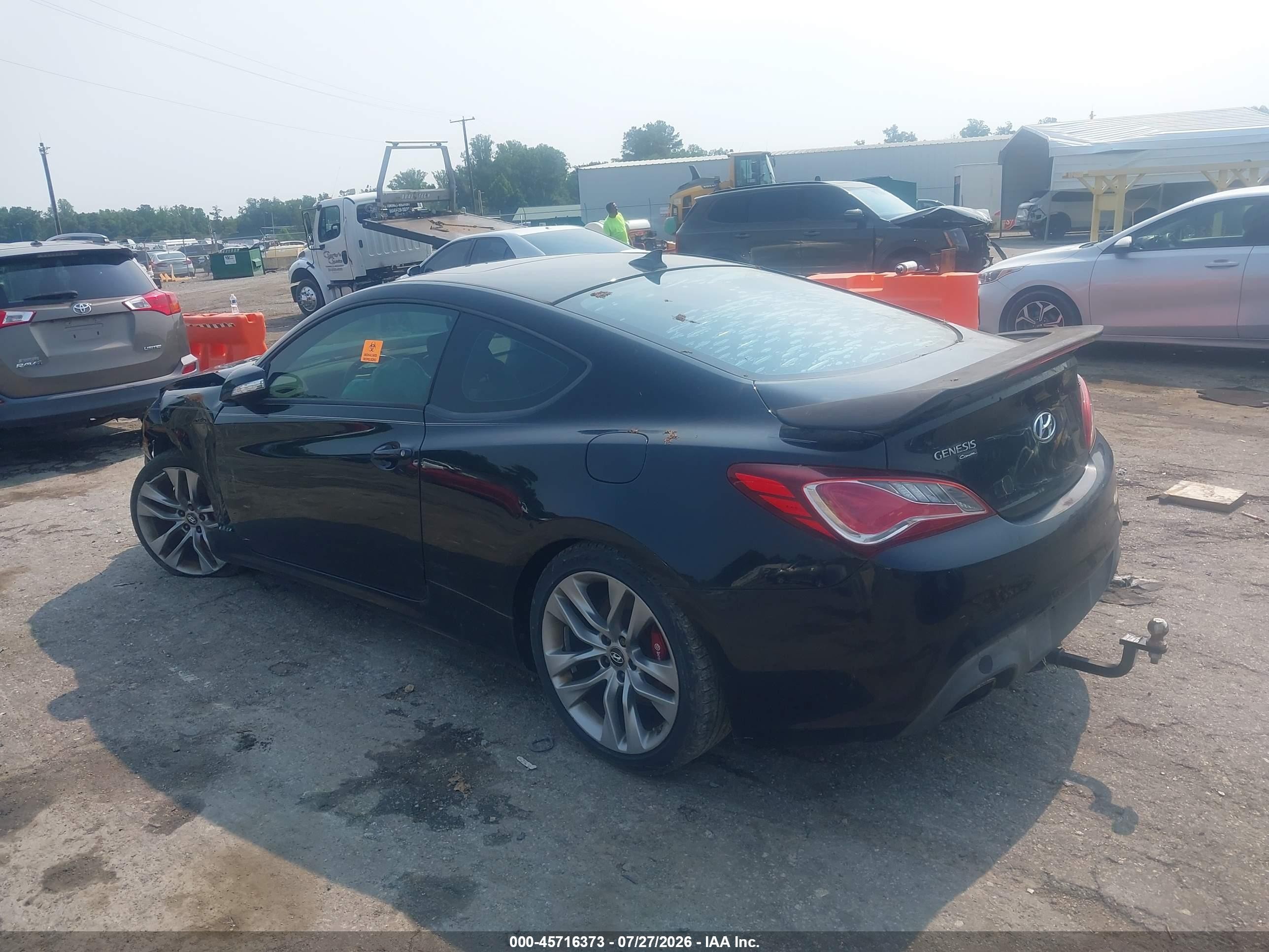 2013 Hyundai Genesis   Black vin: KMHHU6KJ6DU102672