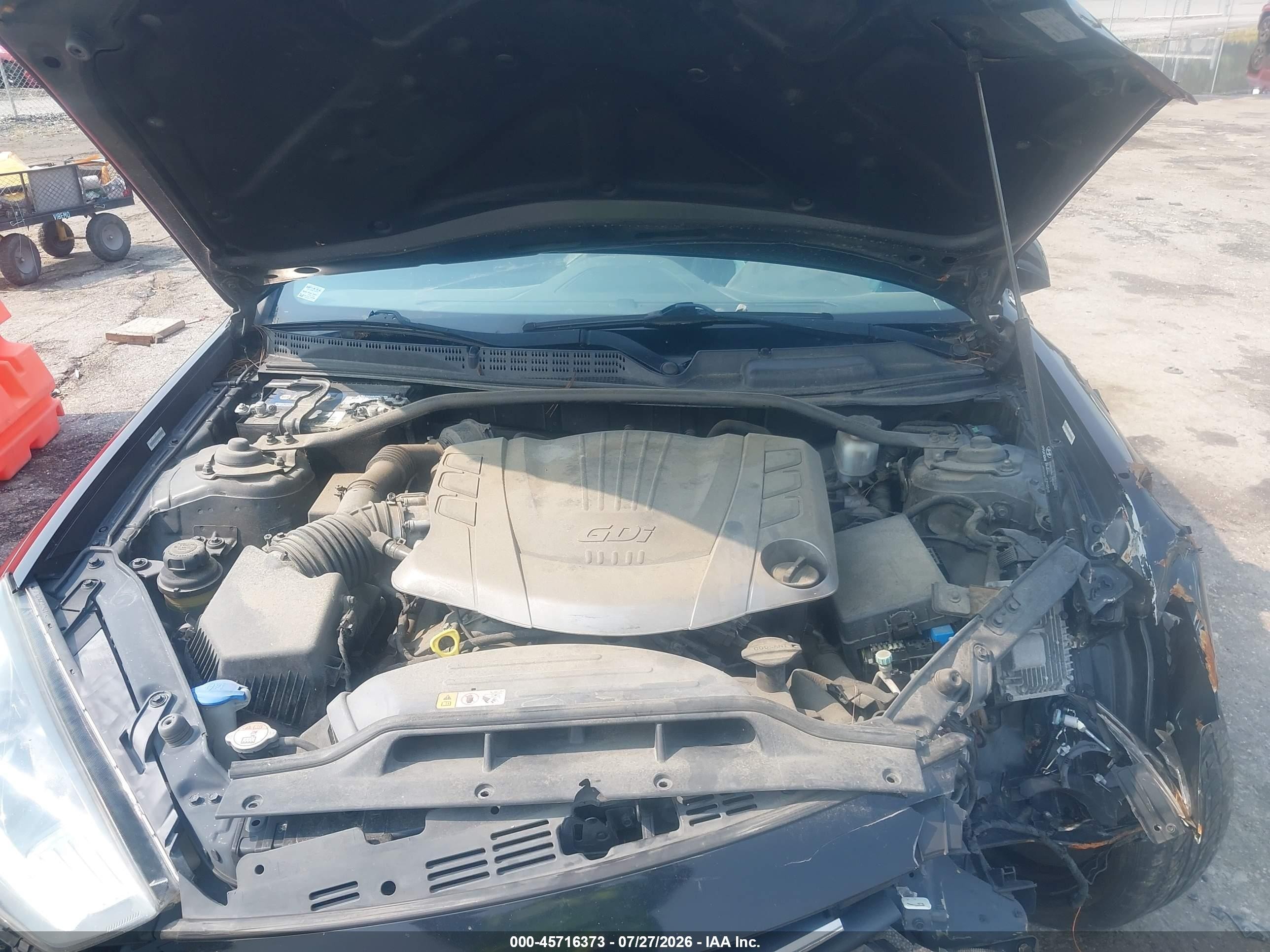 2013 Hyundai Genesis   Black vin: KMHHU6KJ6DU102672