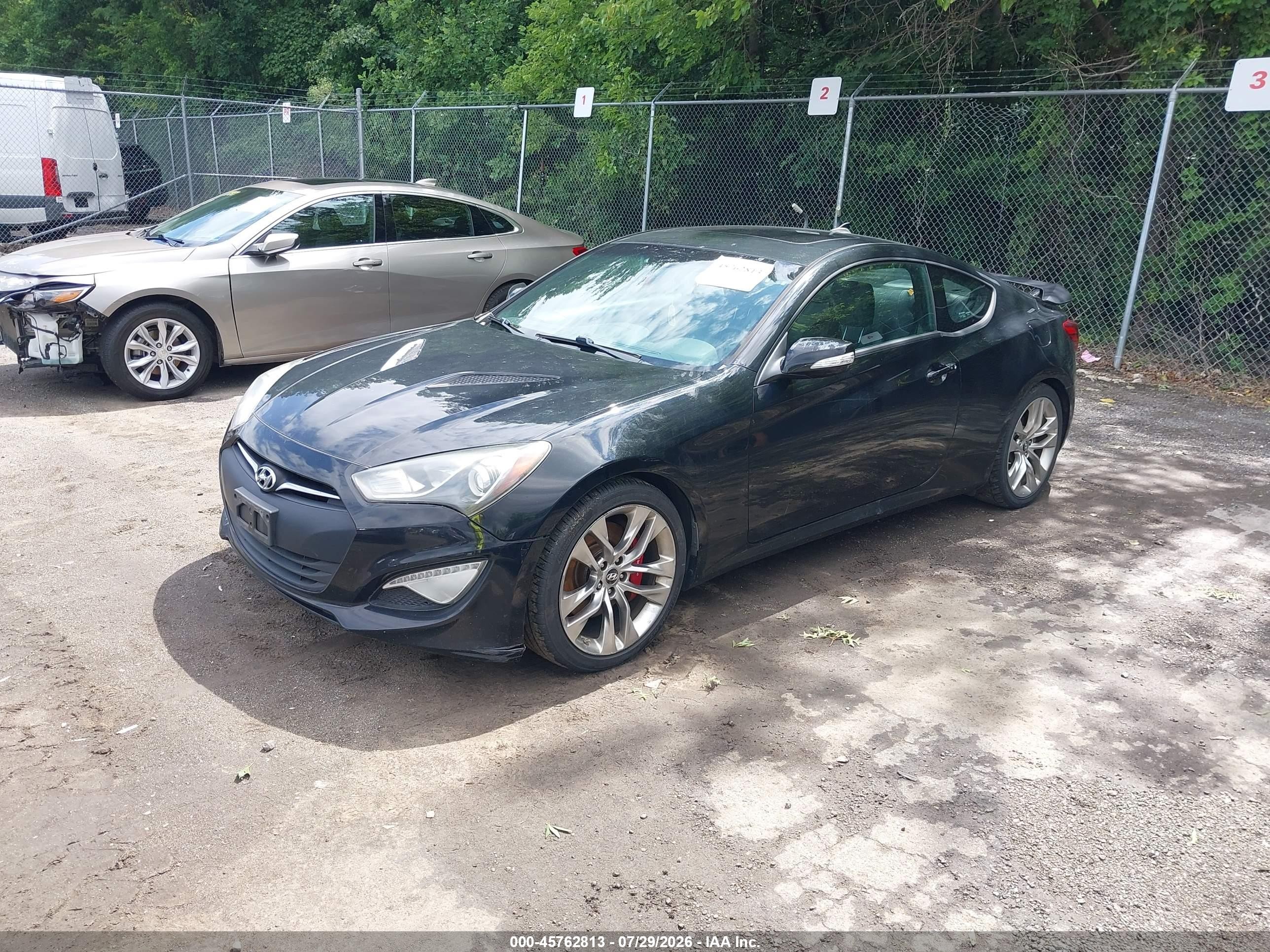2013 Hyundai Genesis 3.8 Track Black vin: KMHHU6KJ6DU108147