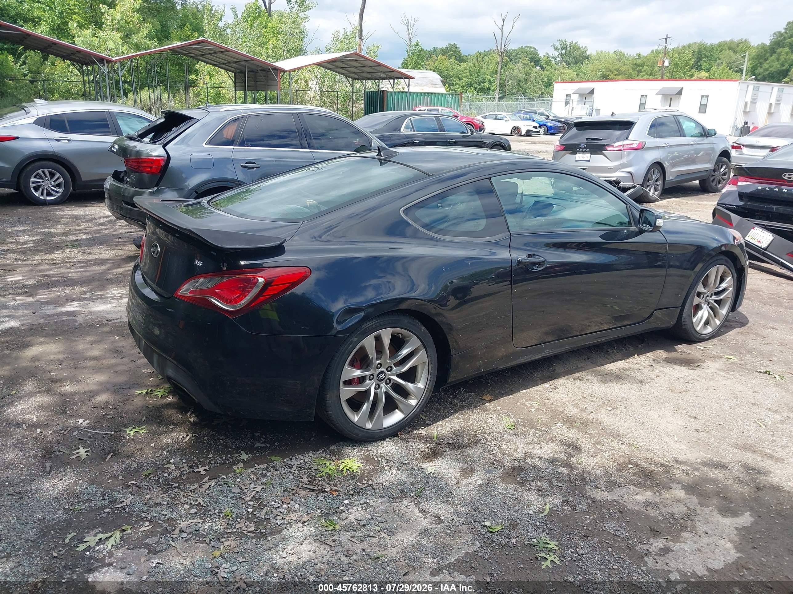 2013 Hyundai Genesis 3.8 Track Black vin: KMHHU6KJ6DU108147