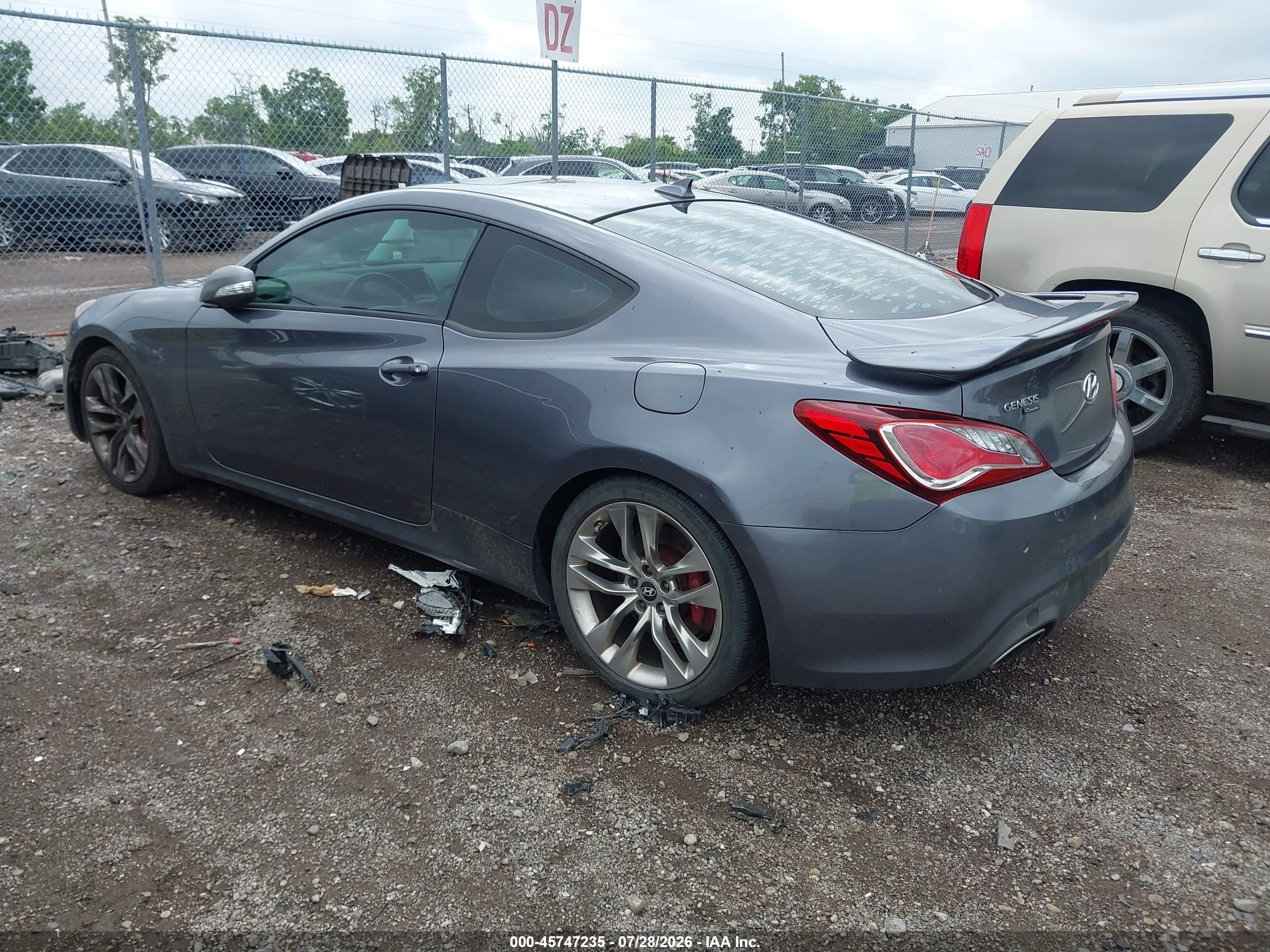 2015 Hyundai Genesis 3.8 Ultimate Серый vin: KMHHU6KJ6FU128370
