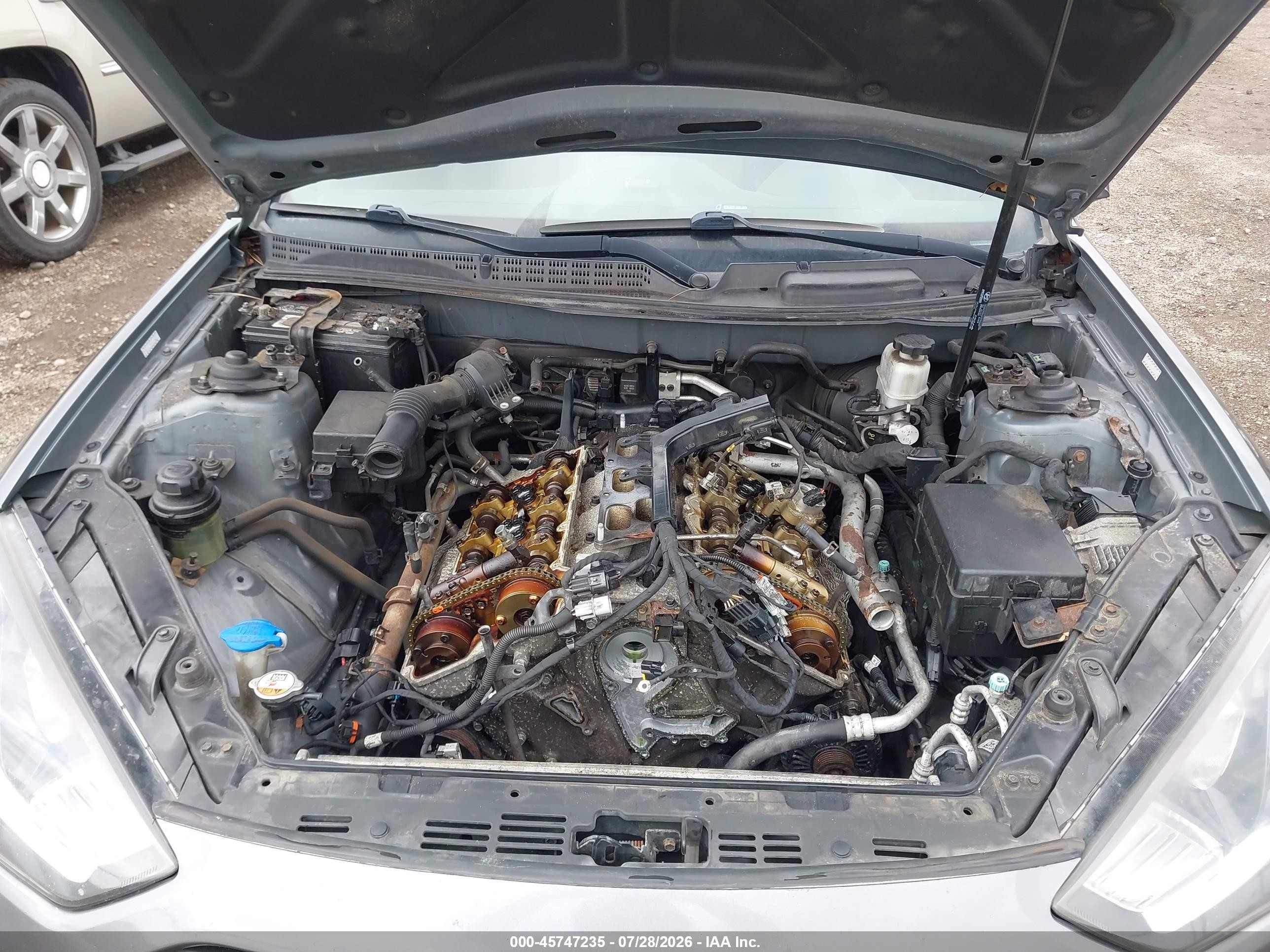 2015 Hyundai Genesis 3.8 Ultimate Серый vin: KMHHU6KJ6FU128370