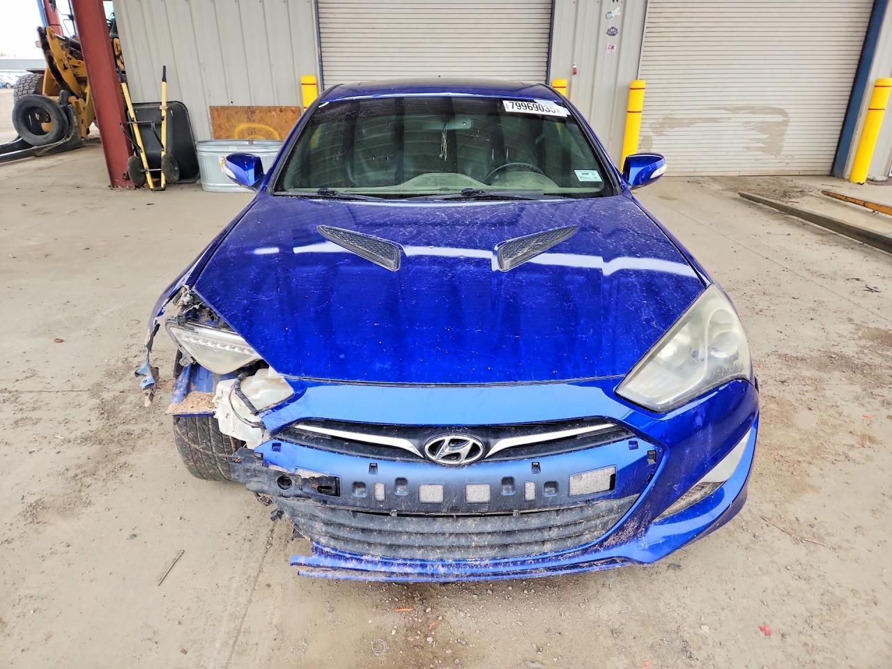 2013 Hyundai Genesis Coupe 3.8 Track Blue vin: KMHHU6KJ7DU080424