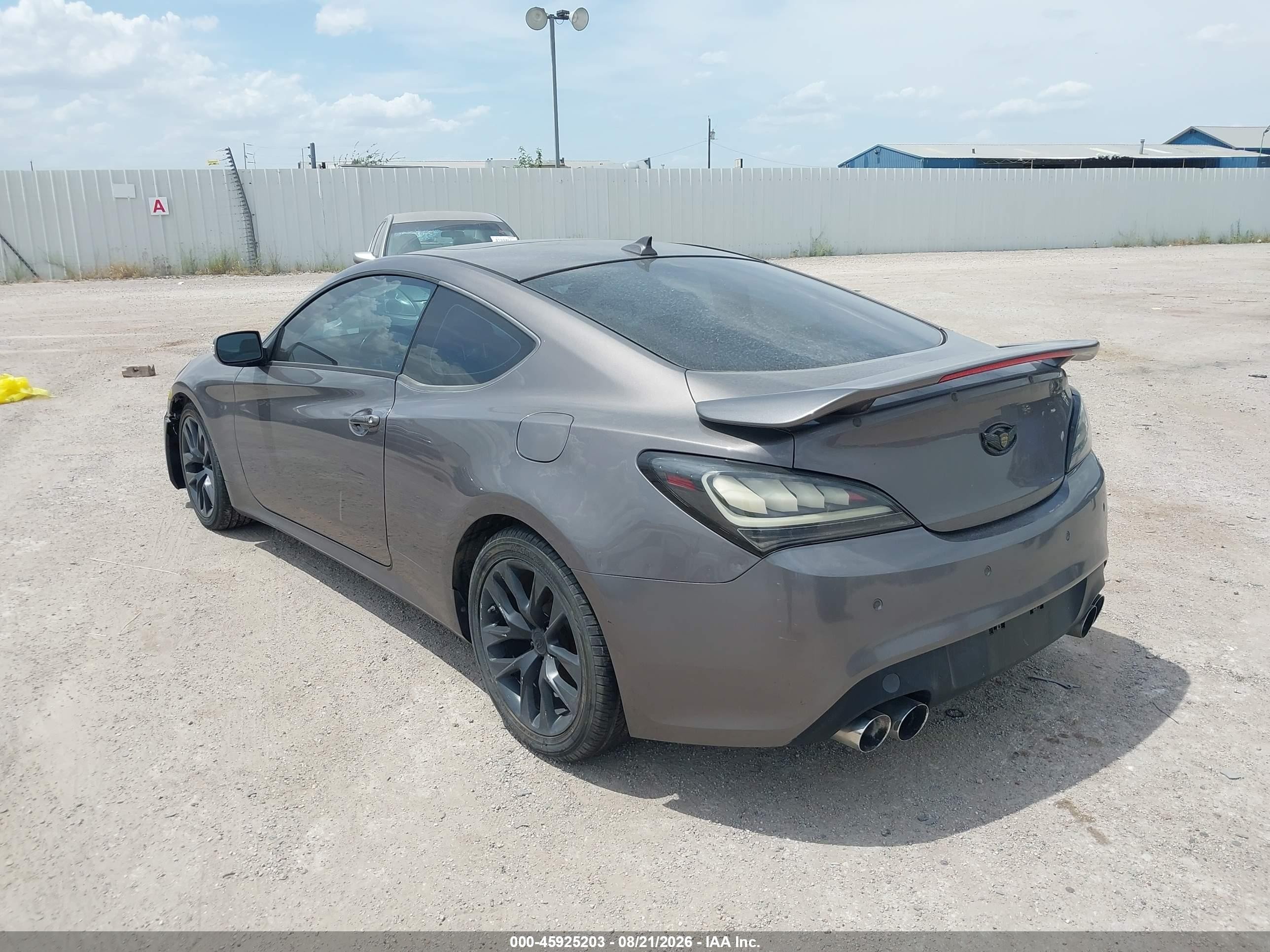 2013 Hyundai Genesis 3.8 Grand Touring Gray vin: KMHHU6KJ7DU102017