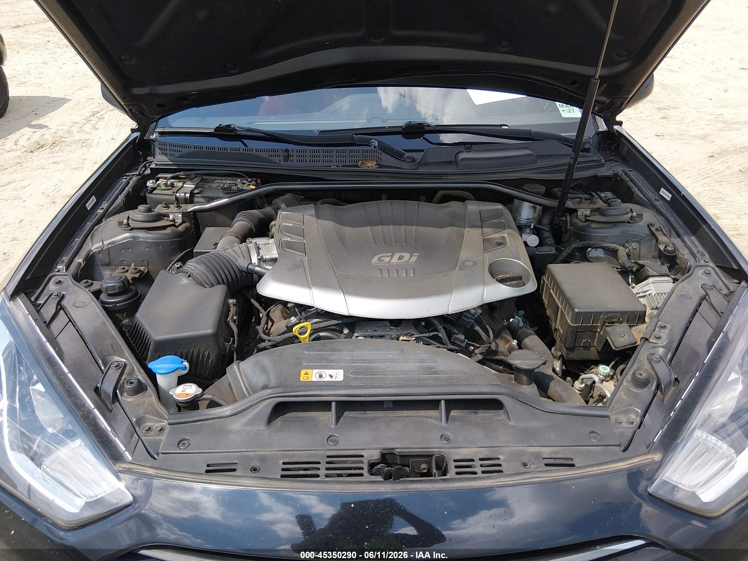 2013 Hyundai Genesis 3.8 R-spec Черный vin: KMHHU6KJ7DU107752
