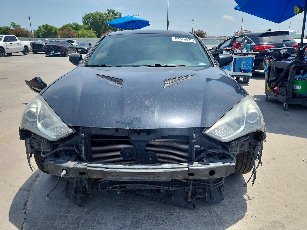 2013 Hyundai Genesis Coupe 3.8 R-spec Black vin: KMHHU6KJ7DU113292