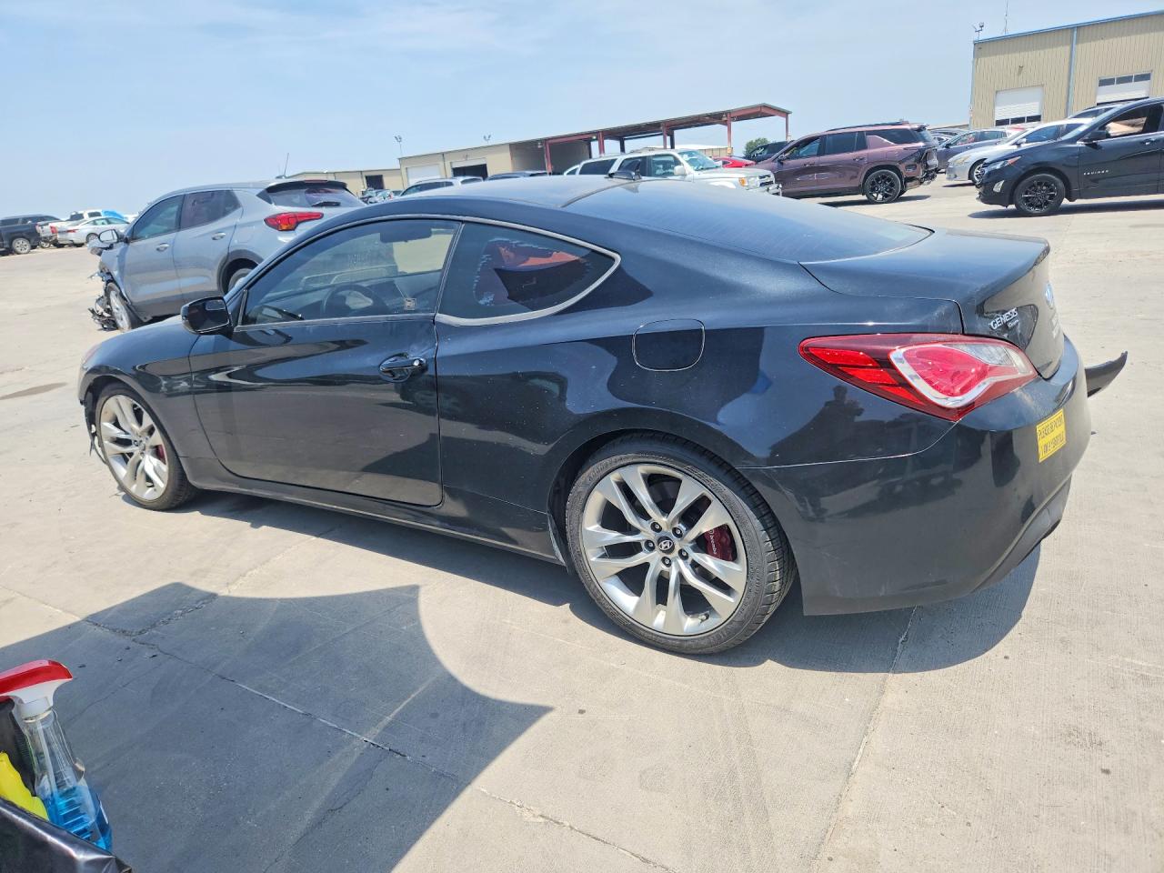 2013 Hyundai Genesis Coupe 3.8 R-spec Black vin: KMHHU6KJ7DU113292