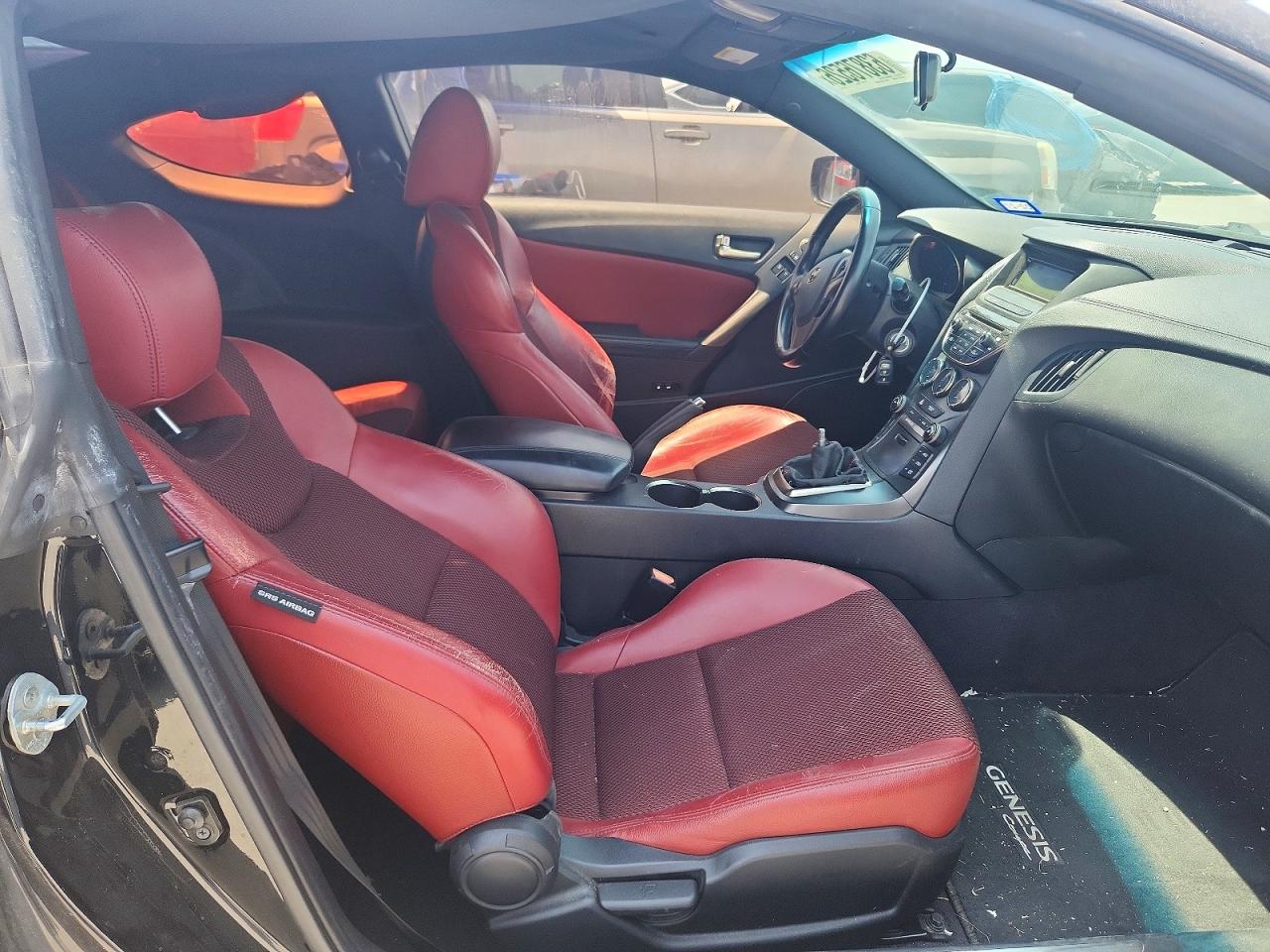 2013 Hyundai Genesis Coupe 3.8 R-spec Black vin: KMHHU6KJ7DU113292