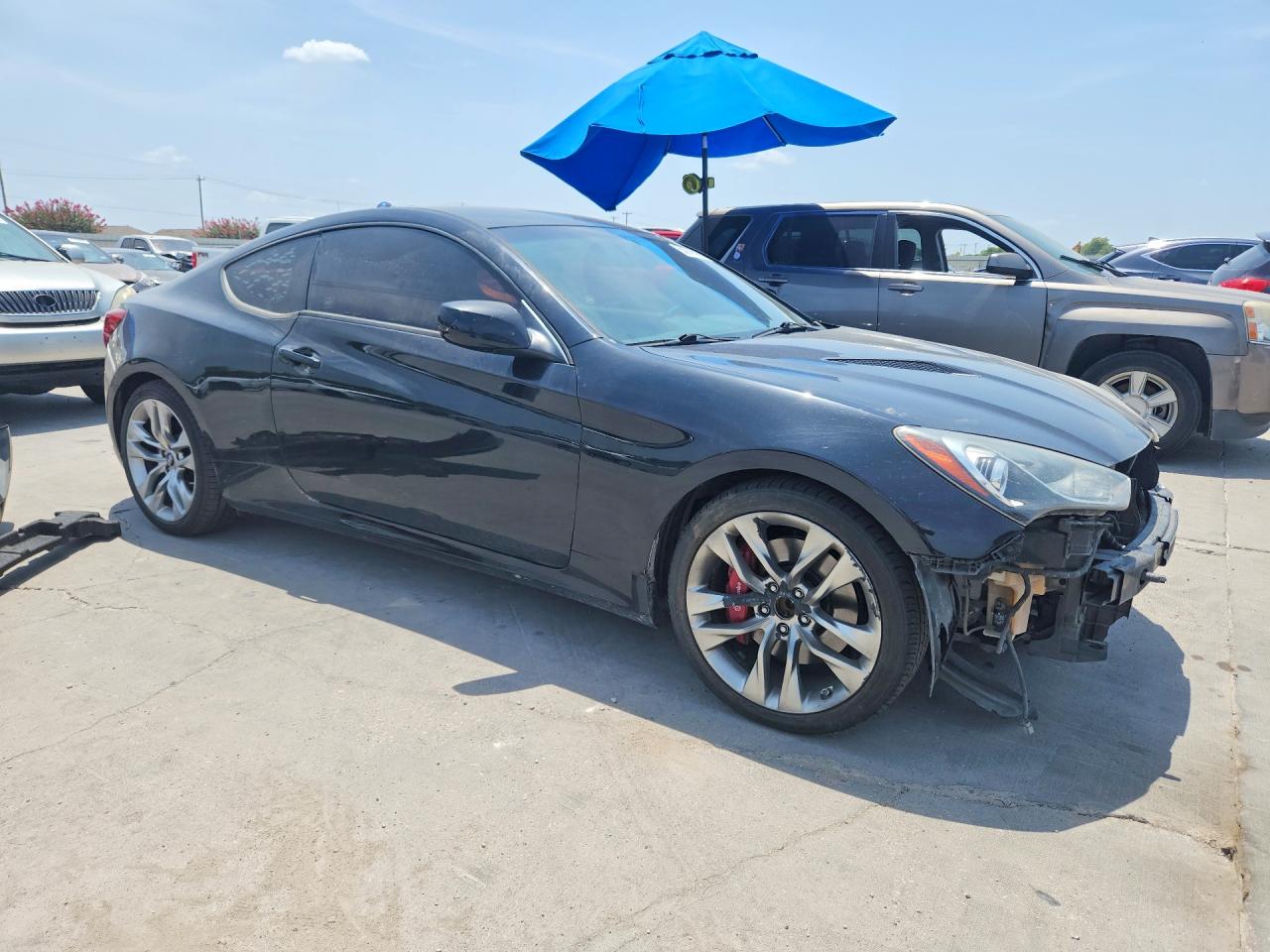 2013 Hyundai Genesis Coupe 3.8 R-spec Black vin: KMHHU6KJ7DU113292
