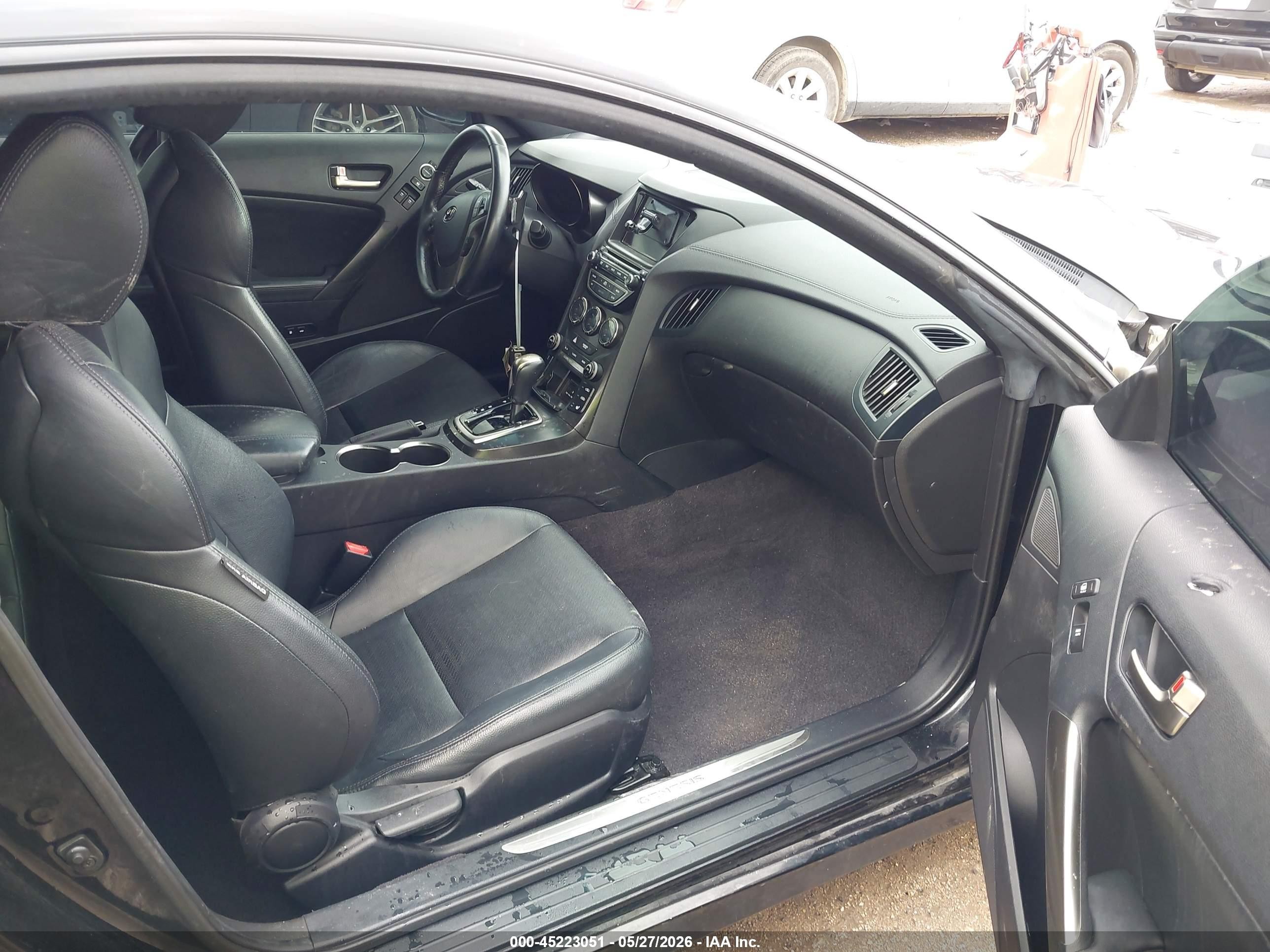 2014 Hyundai Genesis 3.8 Ultimate Черный vin: KMHHU6KJ7EU113374