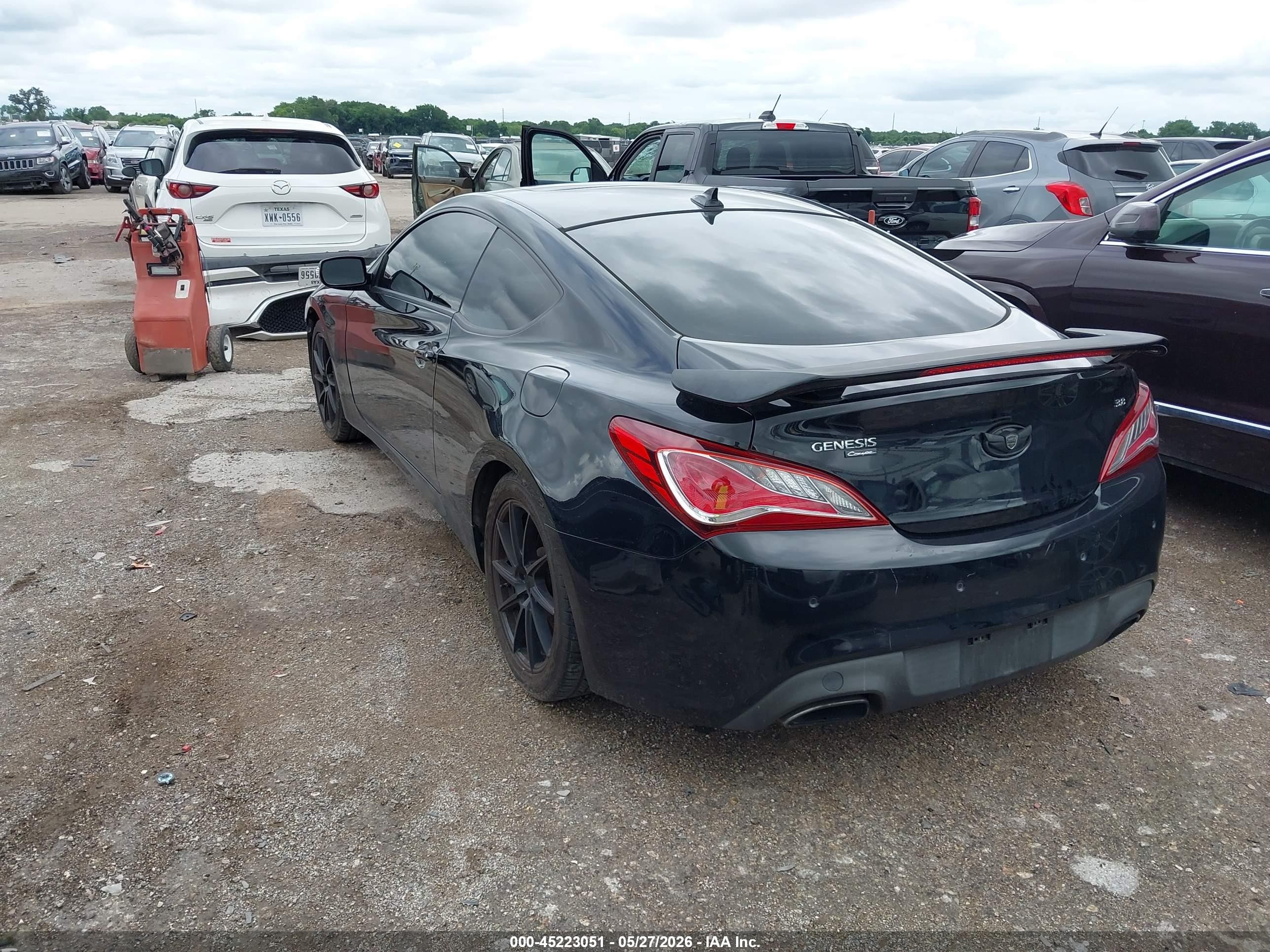2014 Hyundai Genesis 3.8 Ultimate Черный vin: KMHHU6KJ7EU113374