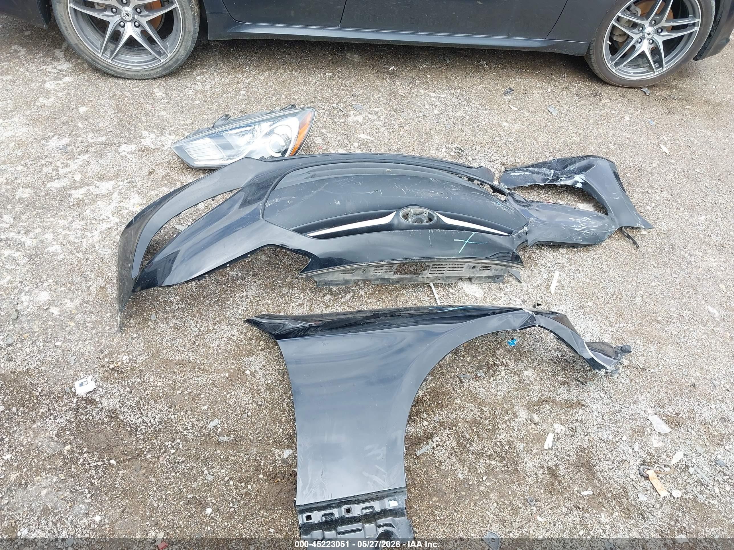 2014 Hyundai Genesis 3.8 Ultimate Черный vin: KMHHU6KJ7EU113374