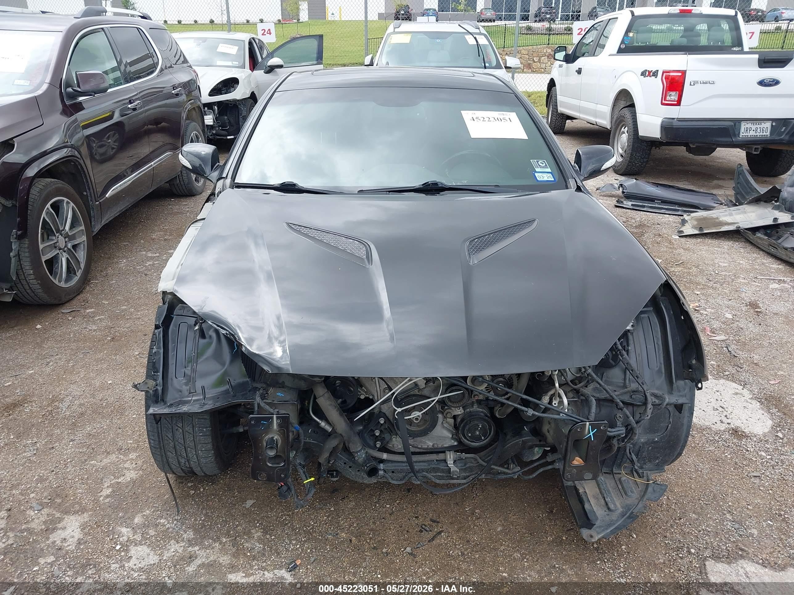 2014 Hyundai Genesis 3.8 Ultimate Черный vin: KMHHU6KJ7EU113374