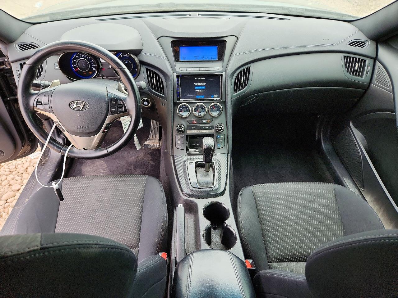 2015 Hyundai Genesis Coupe 3.8 Black vin: KMHHU6KJ7FU122917