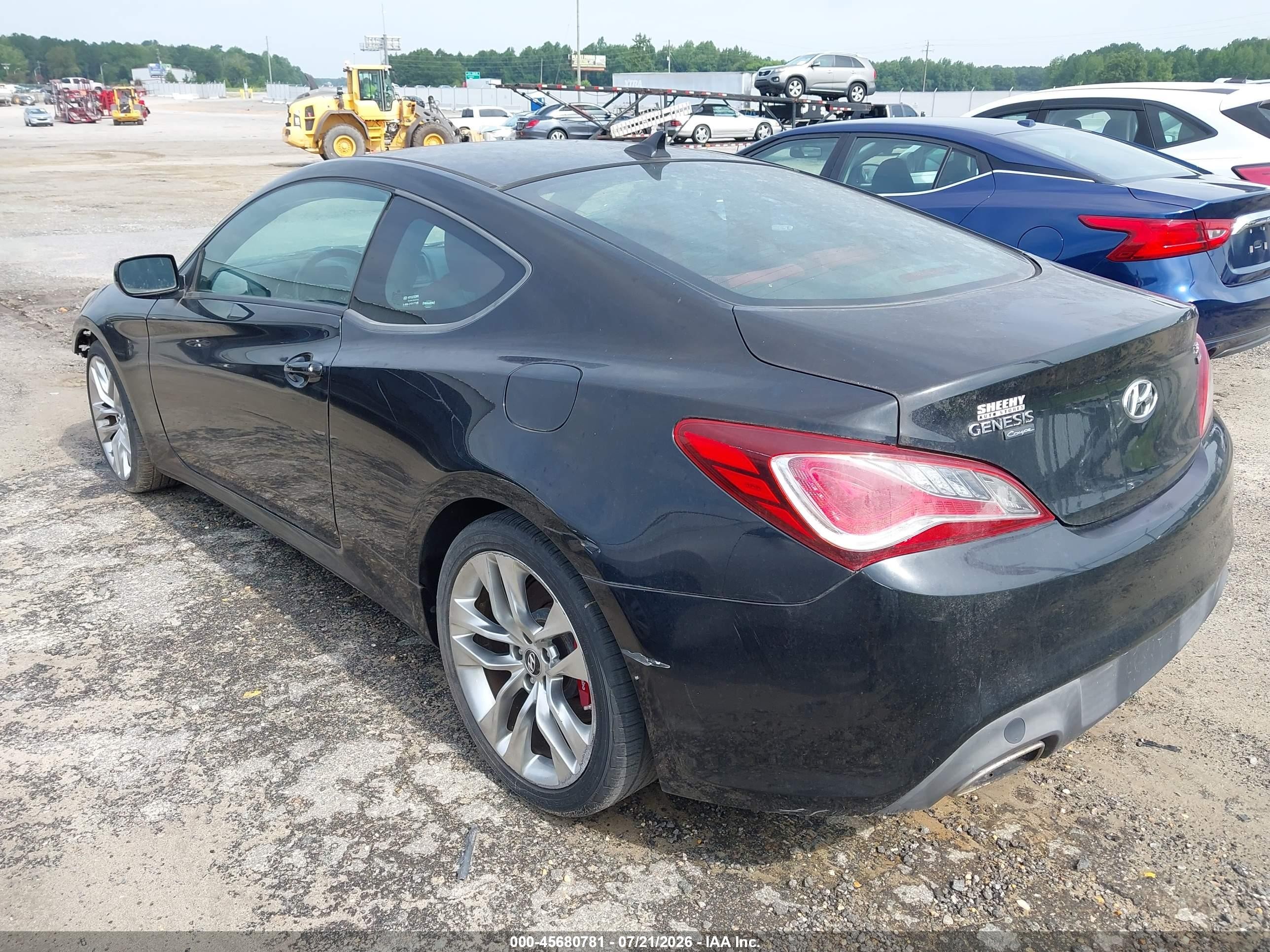2013 Hyundai Genesis 3.8 R-spec Black vin: KMHHU6KJ8DU096230