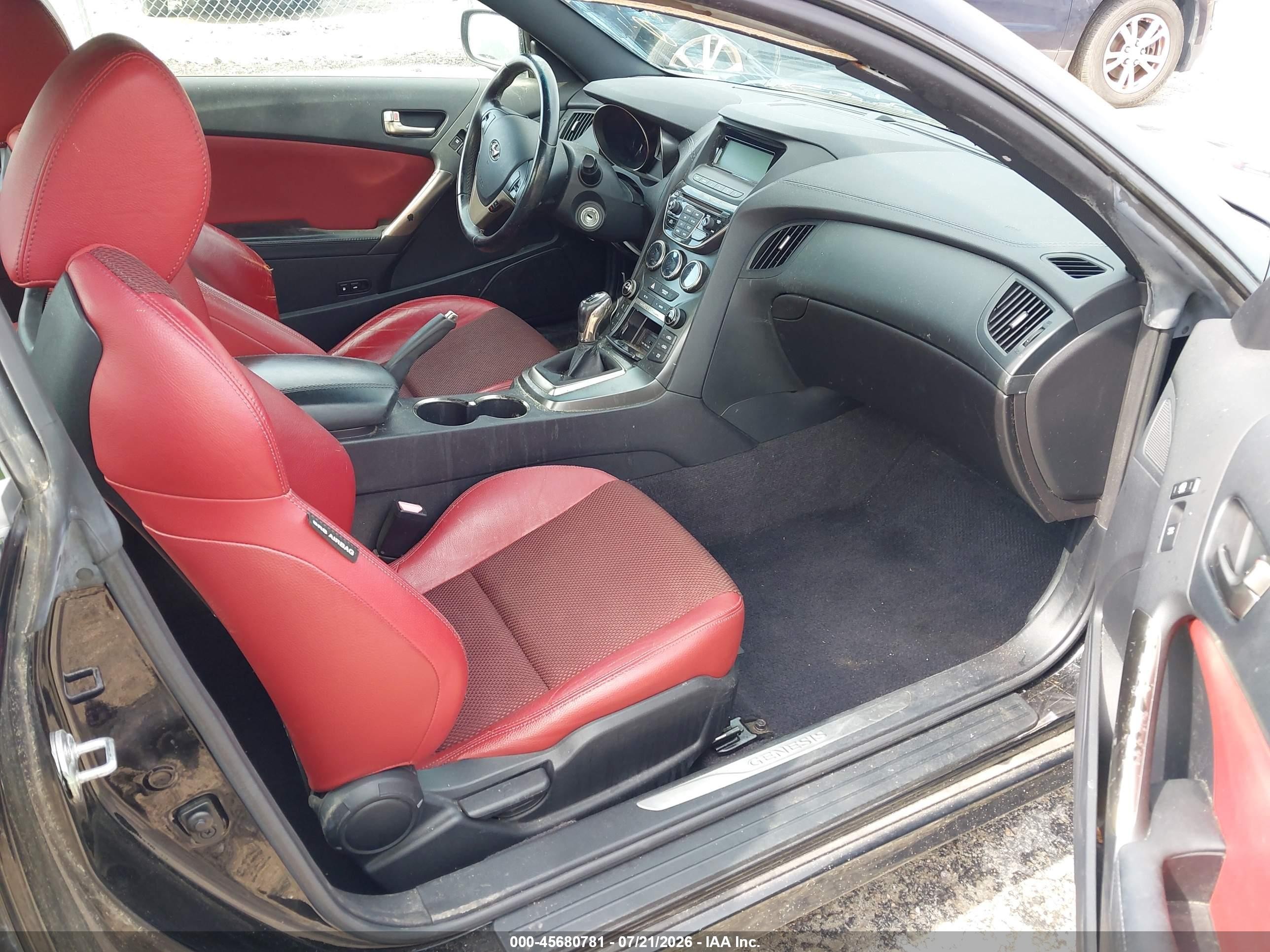 2013 Hyundai Genesis 3.8 R-spec Black vin: KMHHU6KJ8DU096230