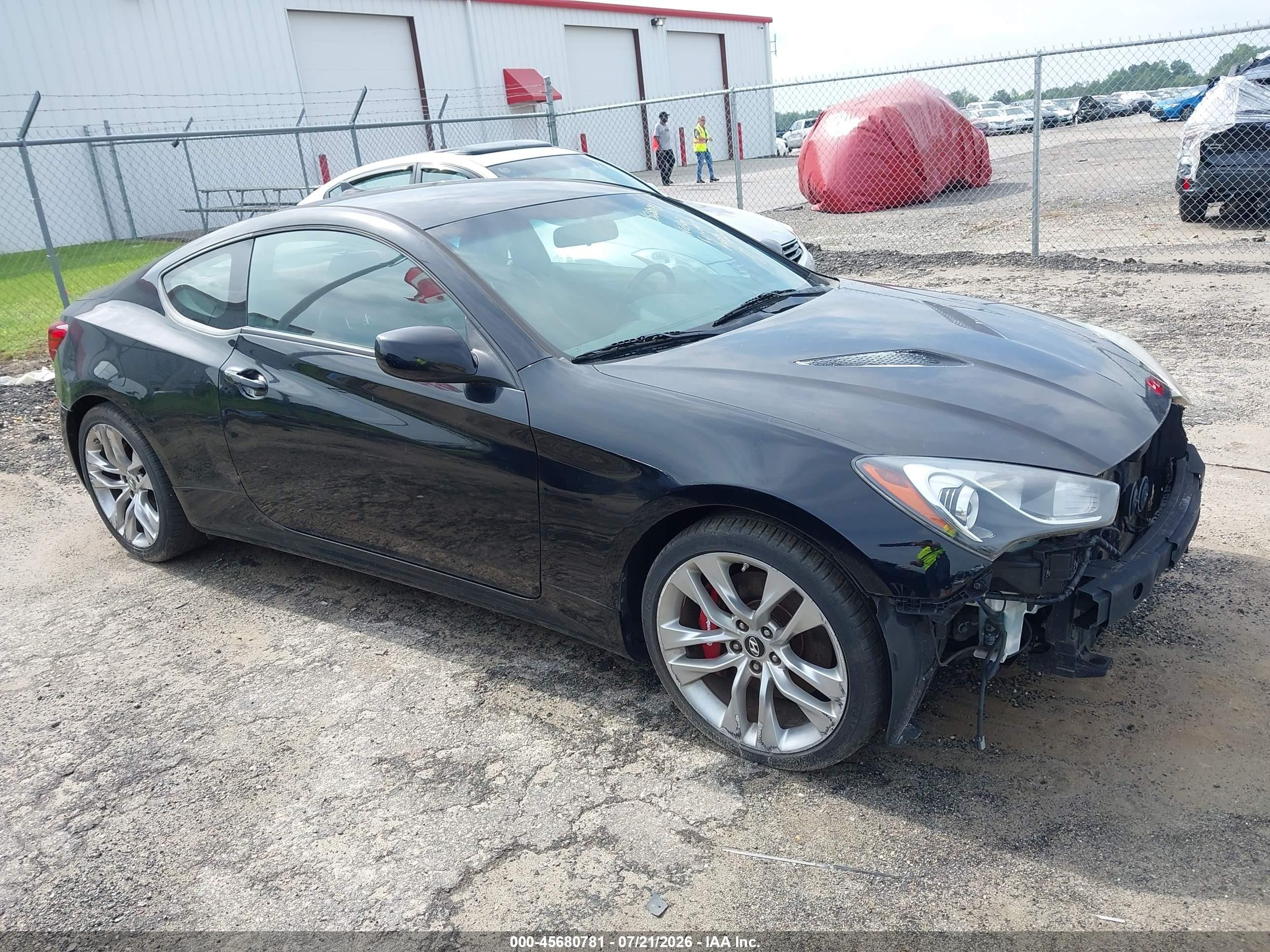 2013 Hyundai Genesis 3.8 R-spec Black vin: KMHHU6KJ8DU096230
