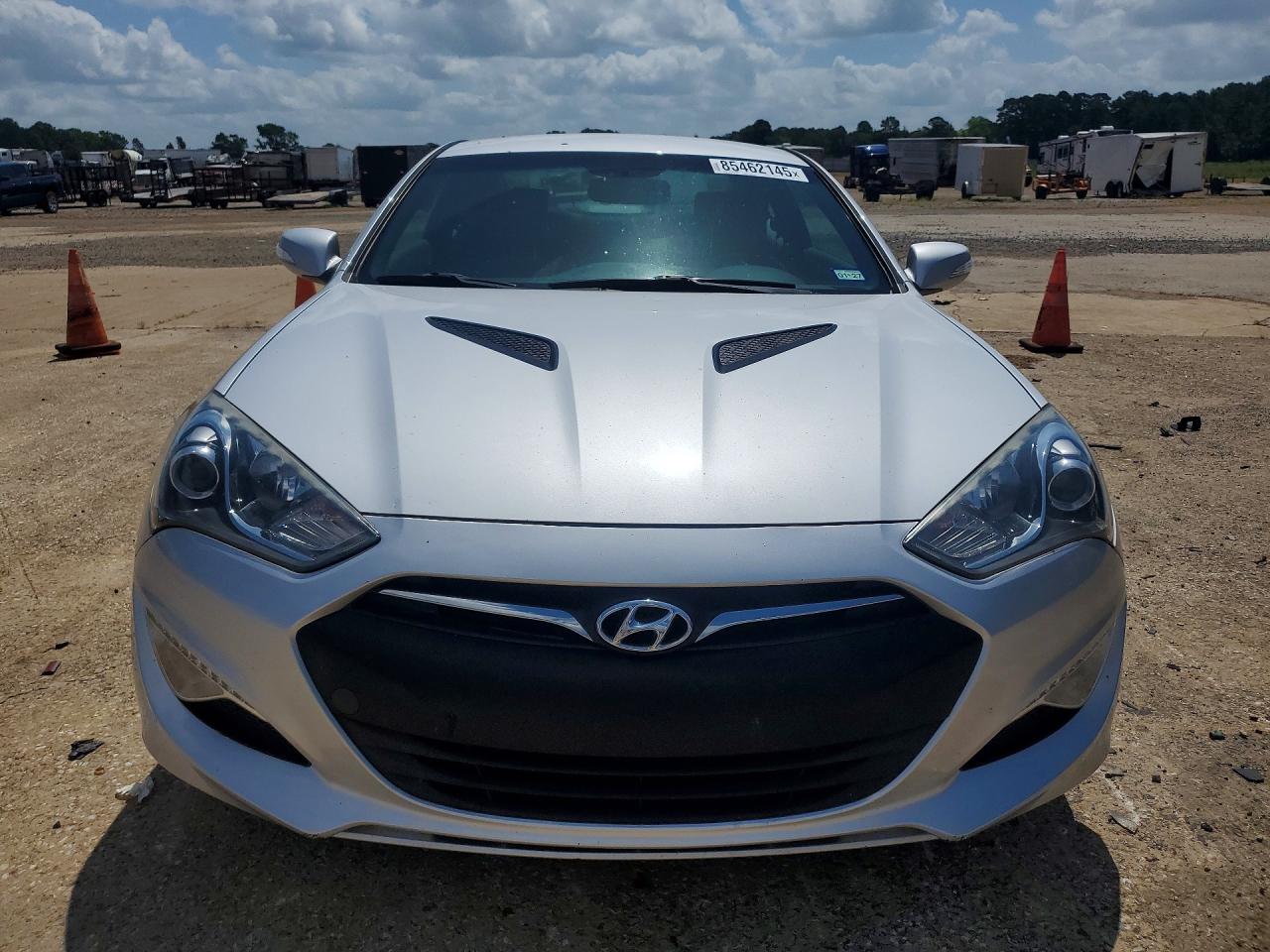 2015 Hyundai Genesis Coupe 3.8 Серебряный vin: KMHHU6KJ8FU124370