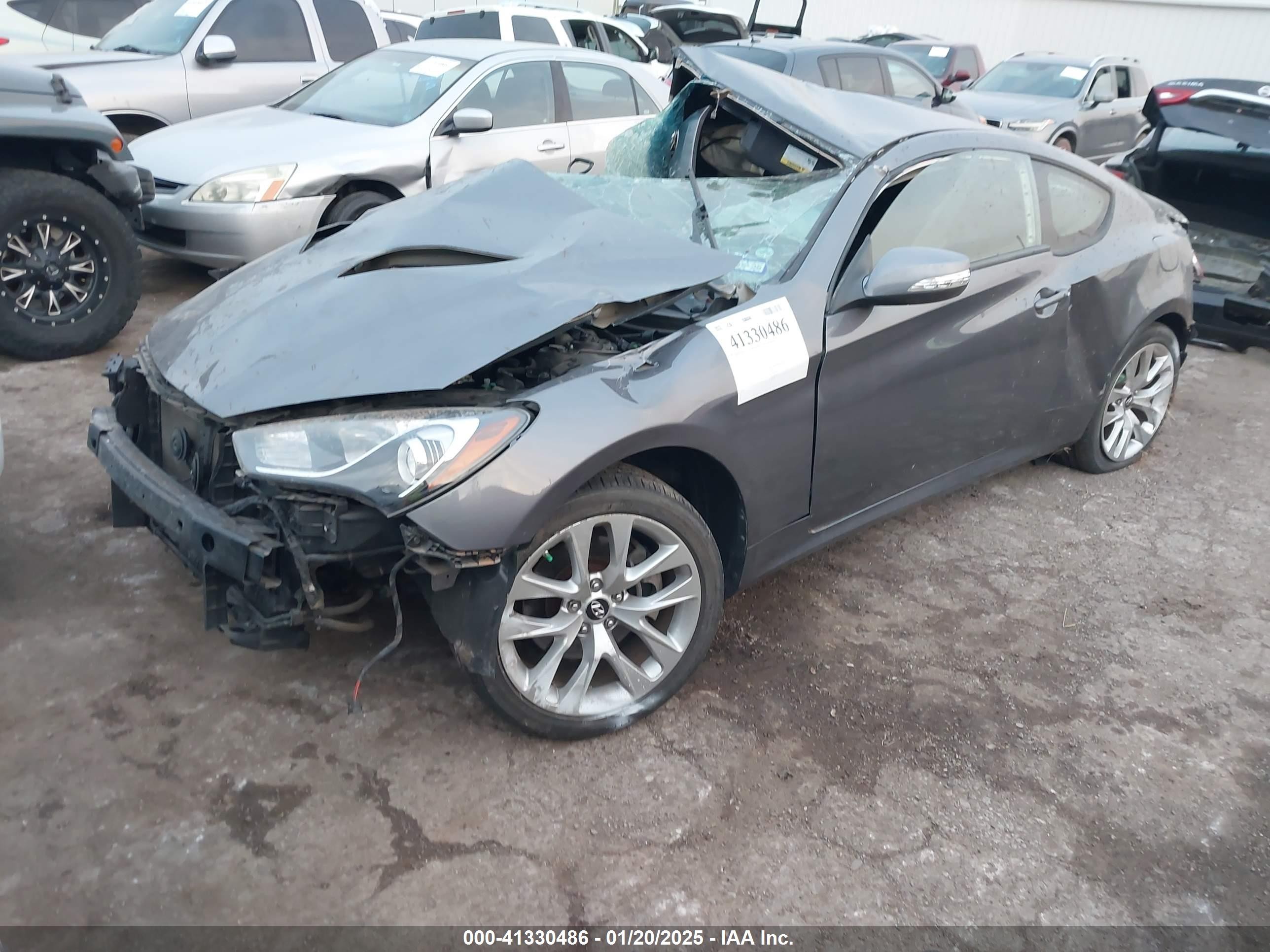 2015 Hyundai Genesis   Gray vin: KMHHU6KJ8FU124823