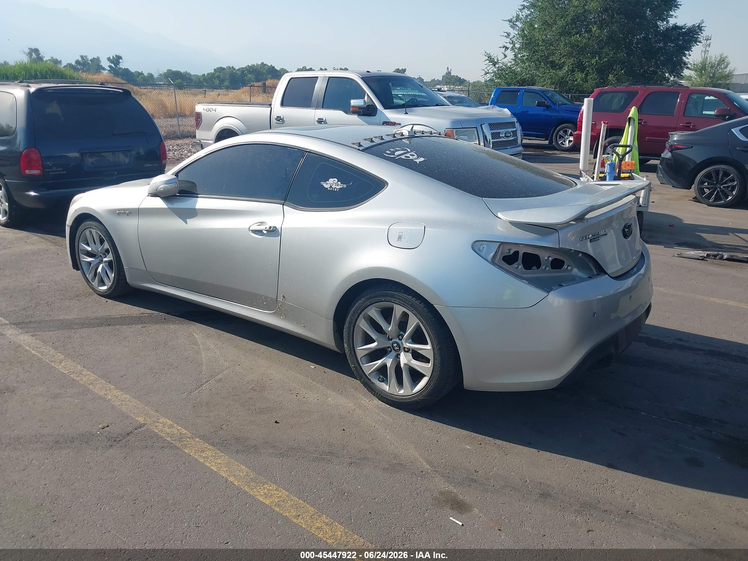 2013 Hyundai Genesis 3.8 Grand Touring Silver vin: KMHHU6KJ9DU105579