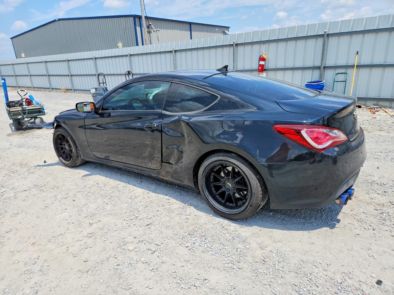 2013 Hyundai Genesis Coupe 3.8l Black vin: KMHHU6KJ9DU109809