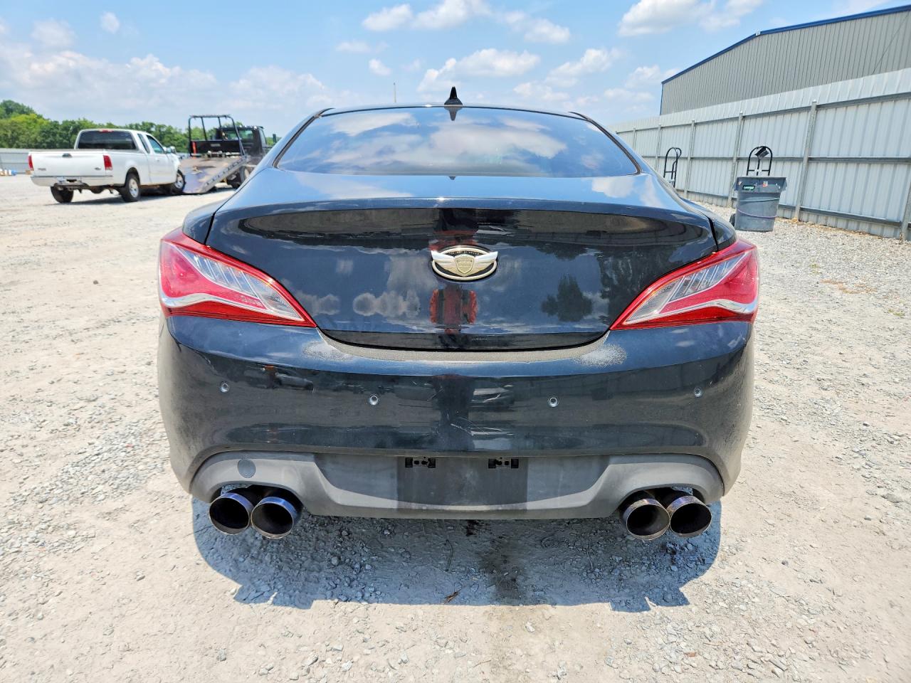 2013 Hyundai Genesis Coupe 3.8l Black vin: KMHHU6KJ9DU109809