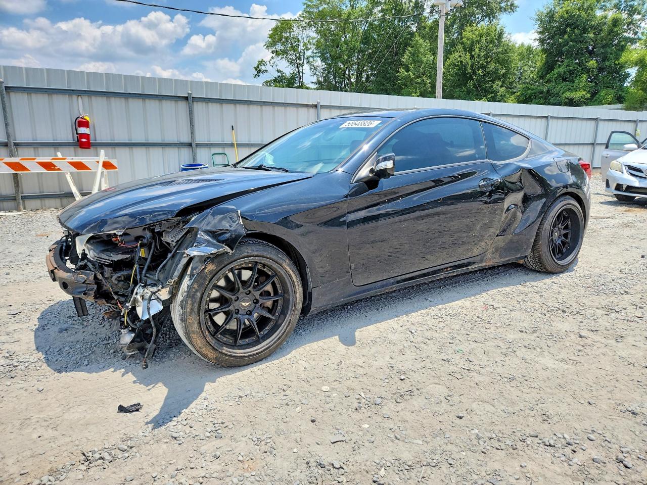 2013 Hyundai Genesis Coupe 3.8l Black vin: KMHHU6KJ9DU109809