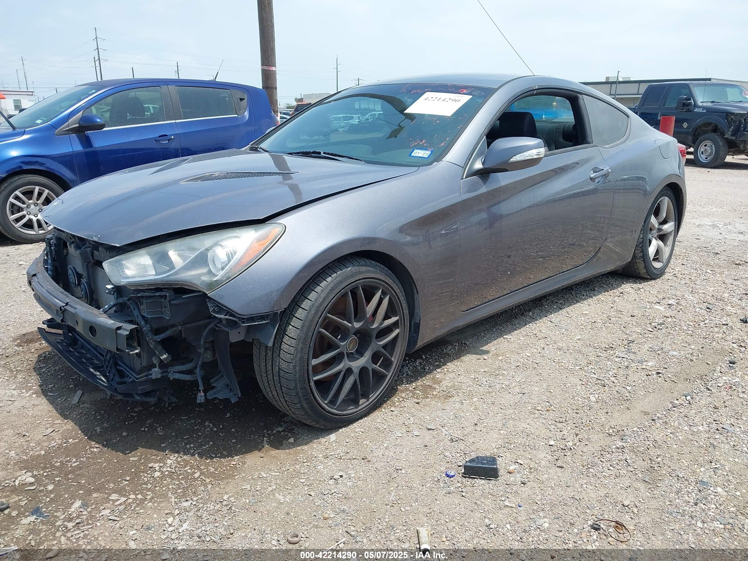 2015 Hyundai Genesis   Gray vin: KMHHU6KJ9FU124846