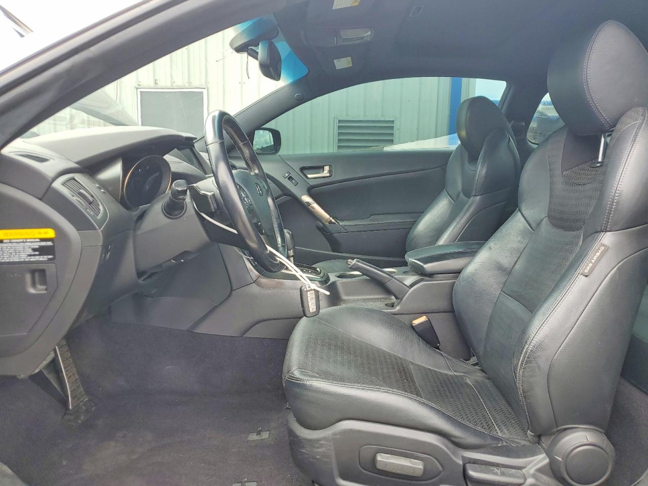 2013 Hyundai Genesis Coupe 3.8l Black vin: KMHHU6KJXDU107082