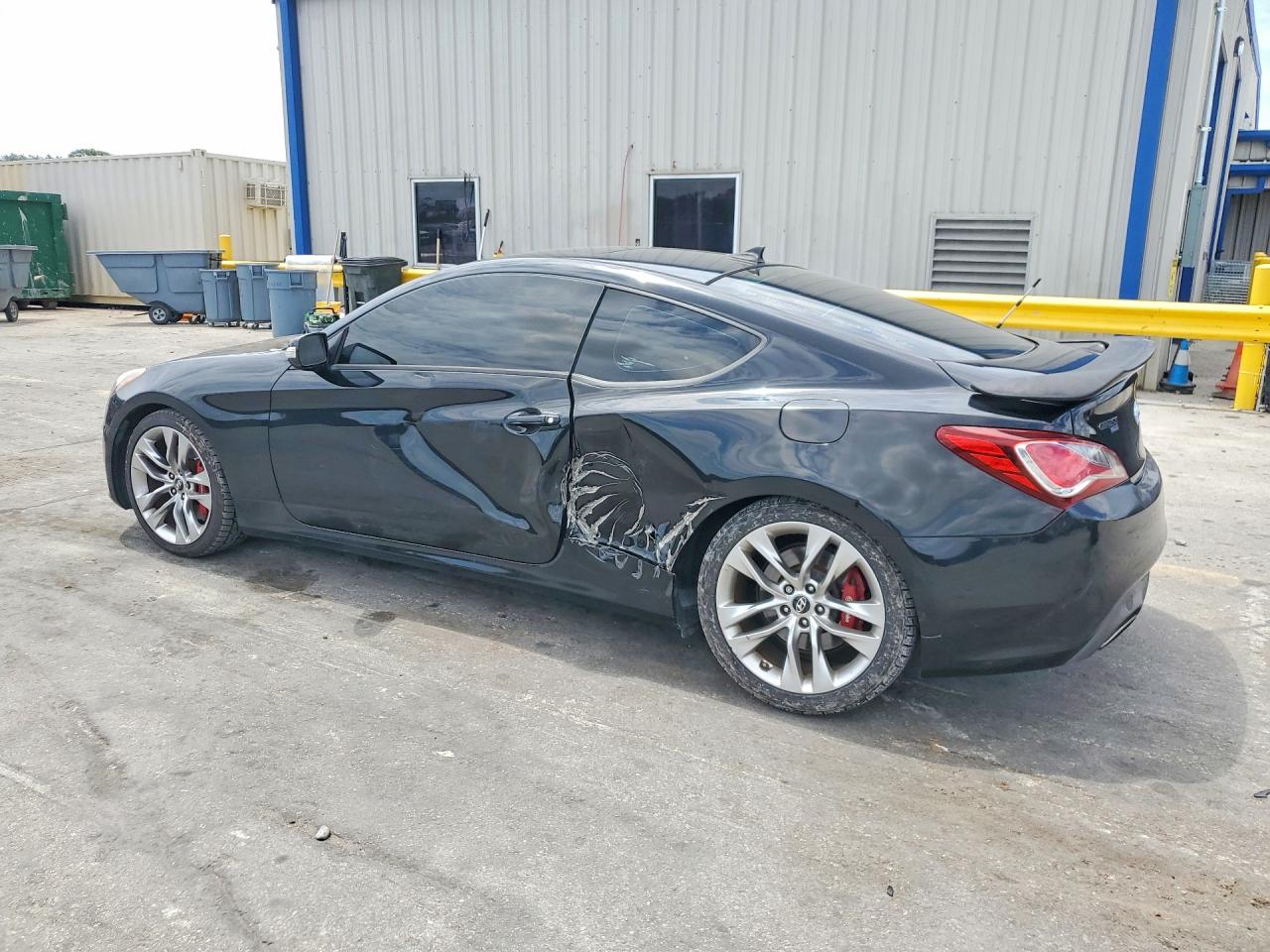 2013 Hyundai Genesis Coupe 3.8l Black vin: KMHHU6KJXDU107082