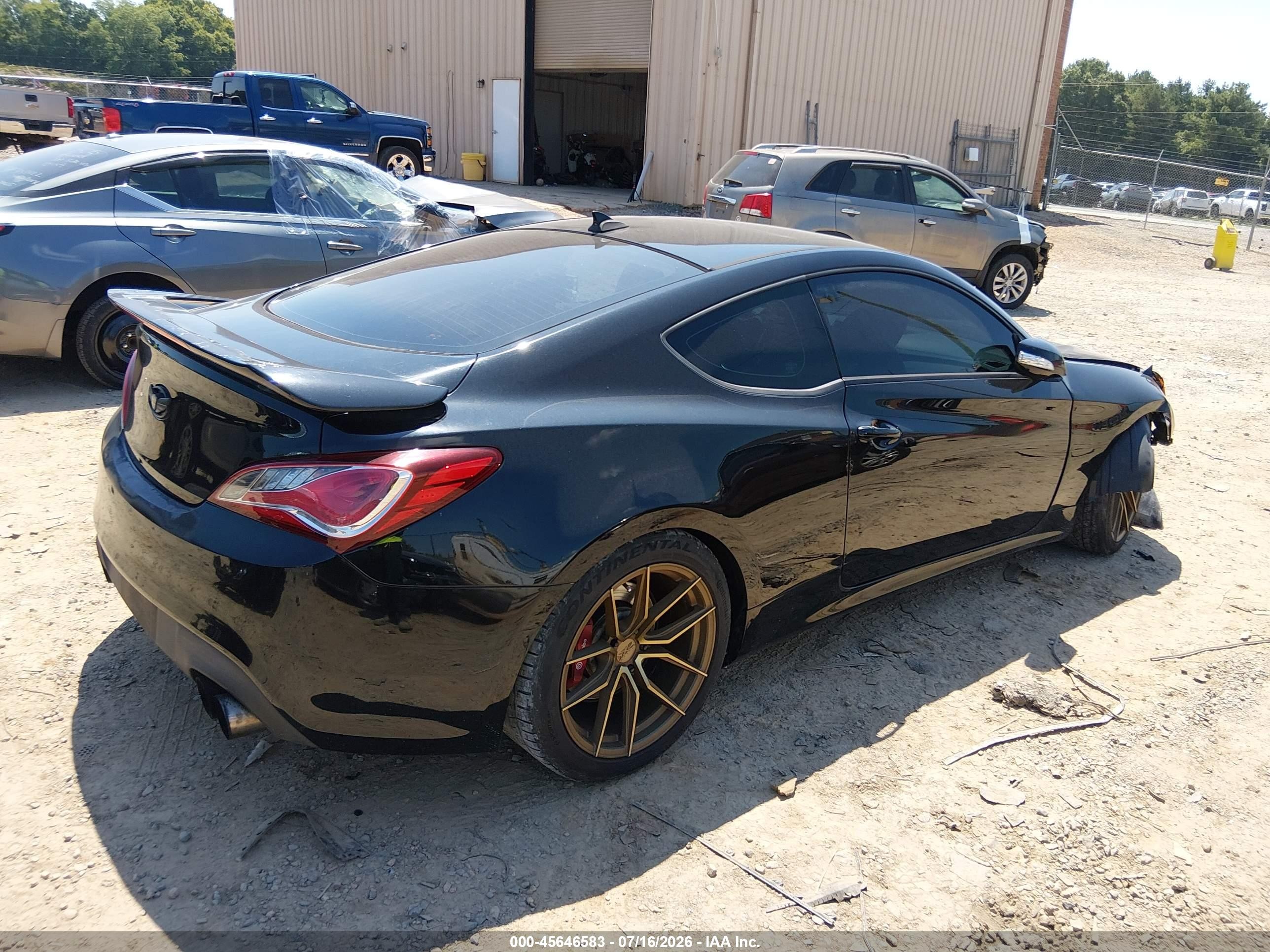 2013 Hyundai Genesis 3.8 Track Black vin: KMHHU6KJXDU108586