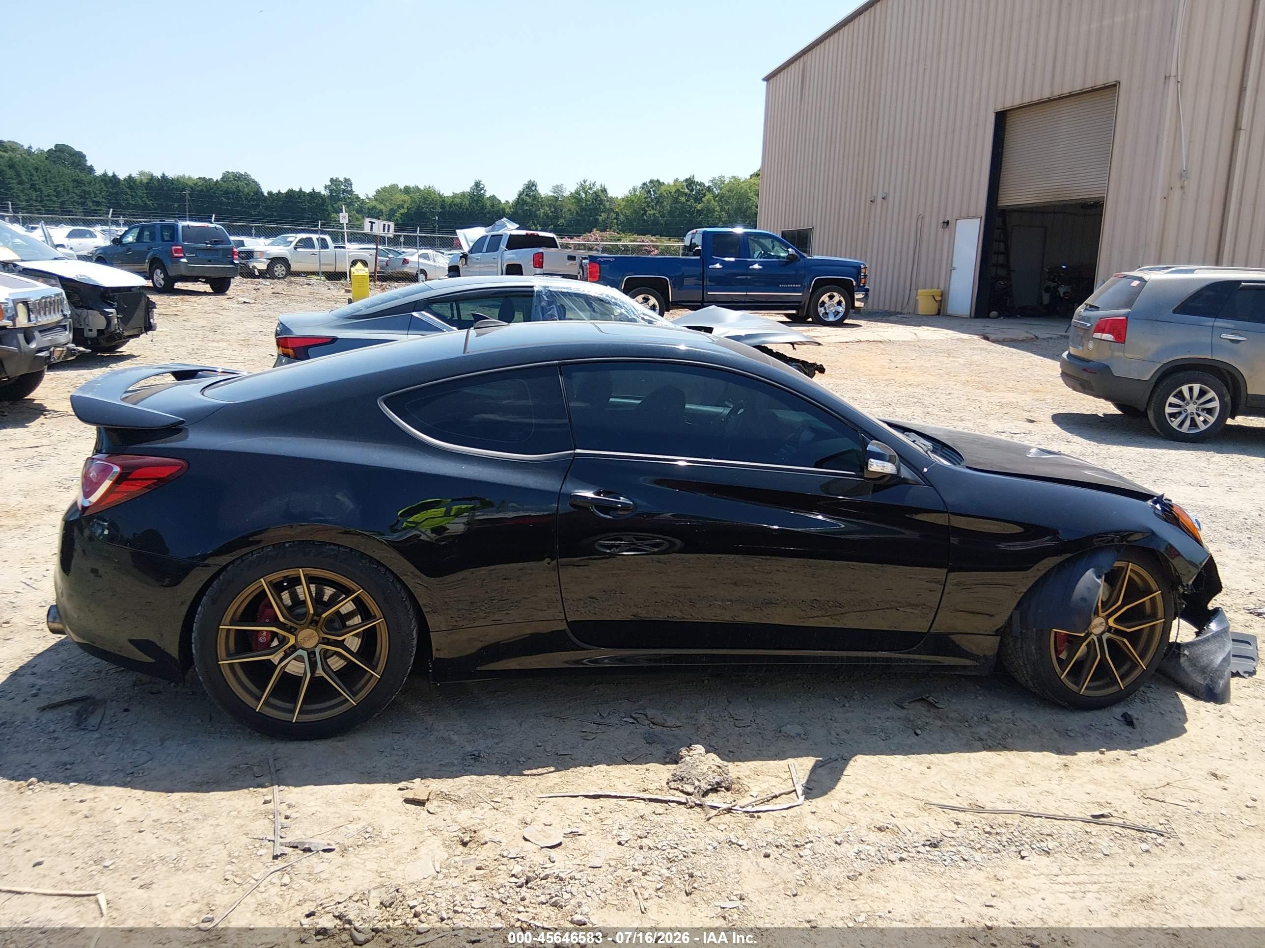 2013 Hyundai Genesis 3.8 Track Black vin: KMHHU6KJXDU108586