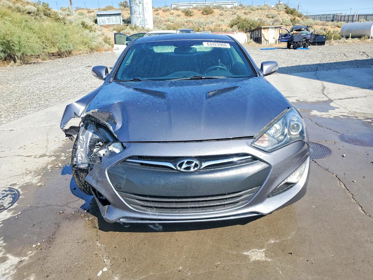 2015 Hyundai Genesis Coupe 3.8 R-spec Угольный vin: KMHHU6KJXFU124306