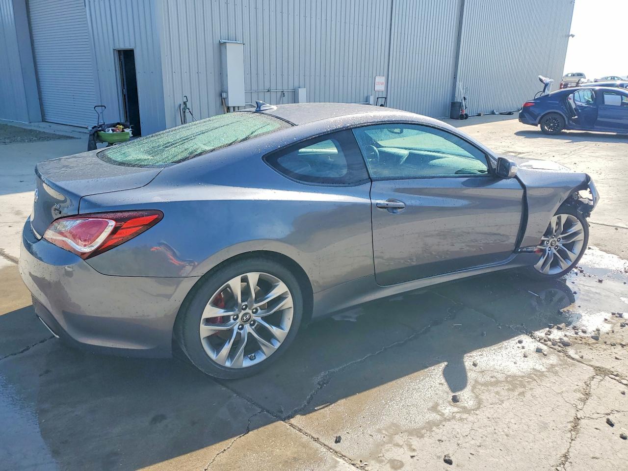 2015 Hyundai Genesis Coupe 3.8 R-spec Угольный vin: KMHHU6KJXFU124306