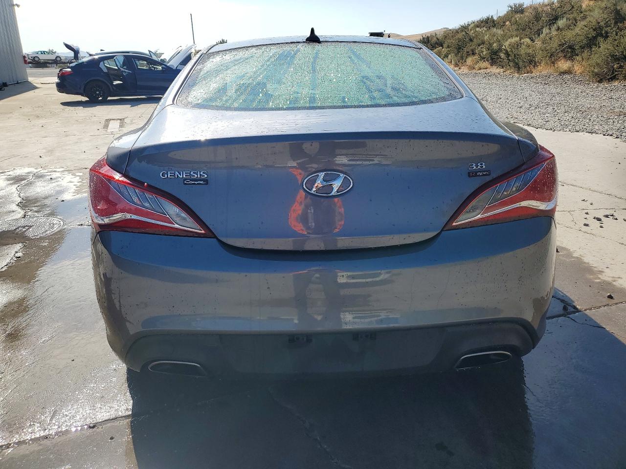2015 Hyundai Genesis Coupe 3.8 R-spec Угольный vin: KMHHU6KJXFU124306