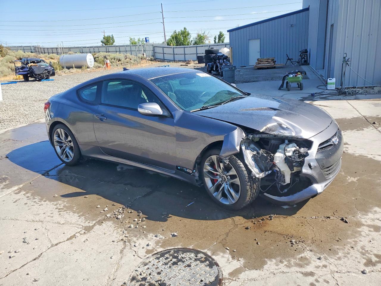 2015 Hyundai Genesis Coupe 3.8 R-spec Угольный vin: KMHHU6KJXFU124306