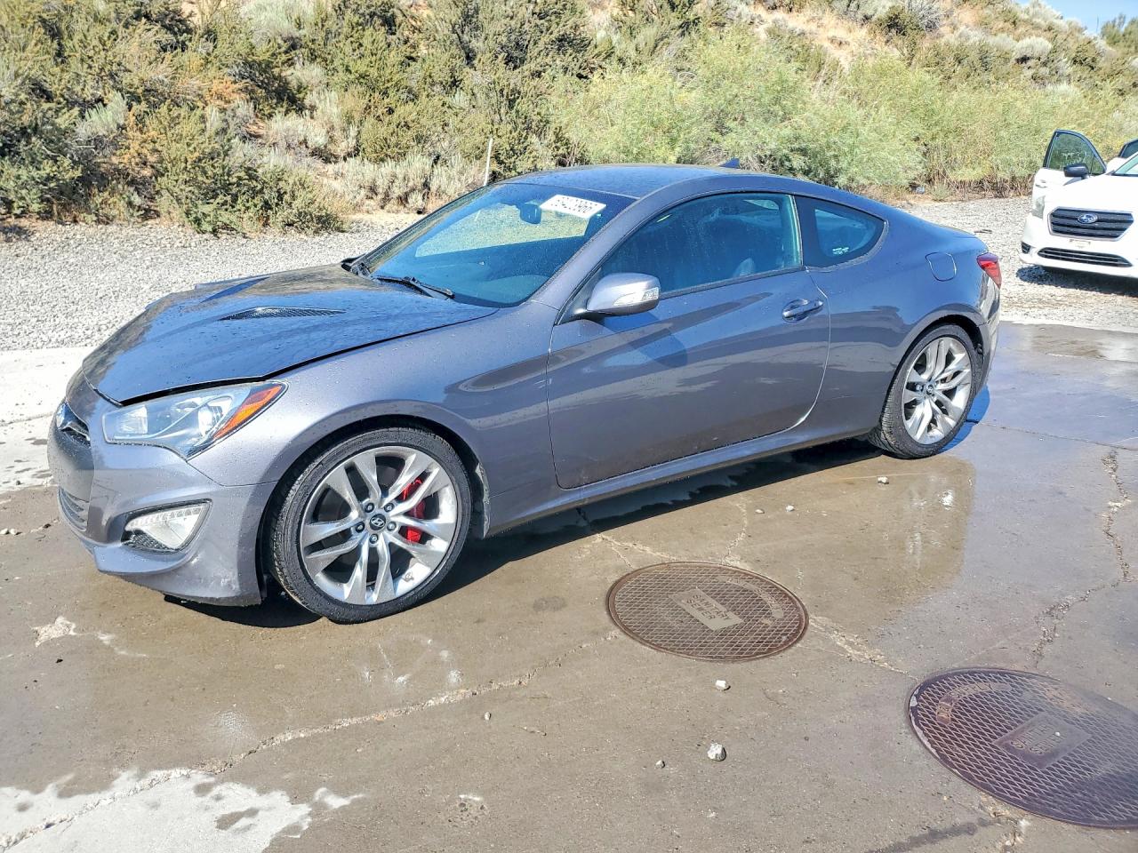 2015 Hyundai Genesis Coupe 3.8 R-spec Угольный vin: KMHHU6KJXFU124306