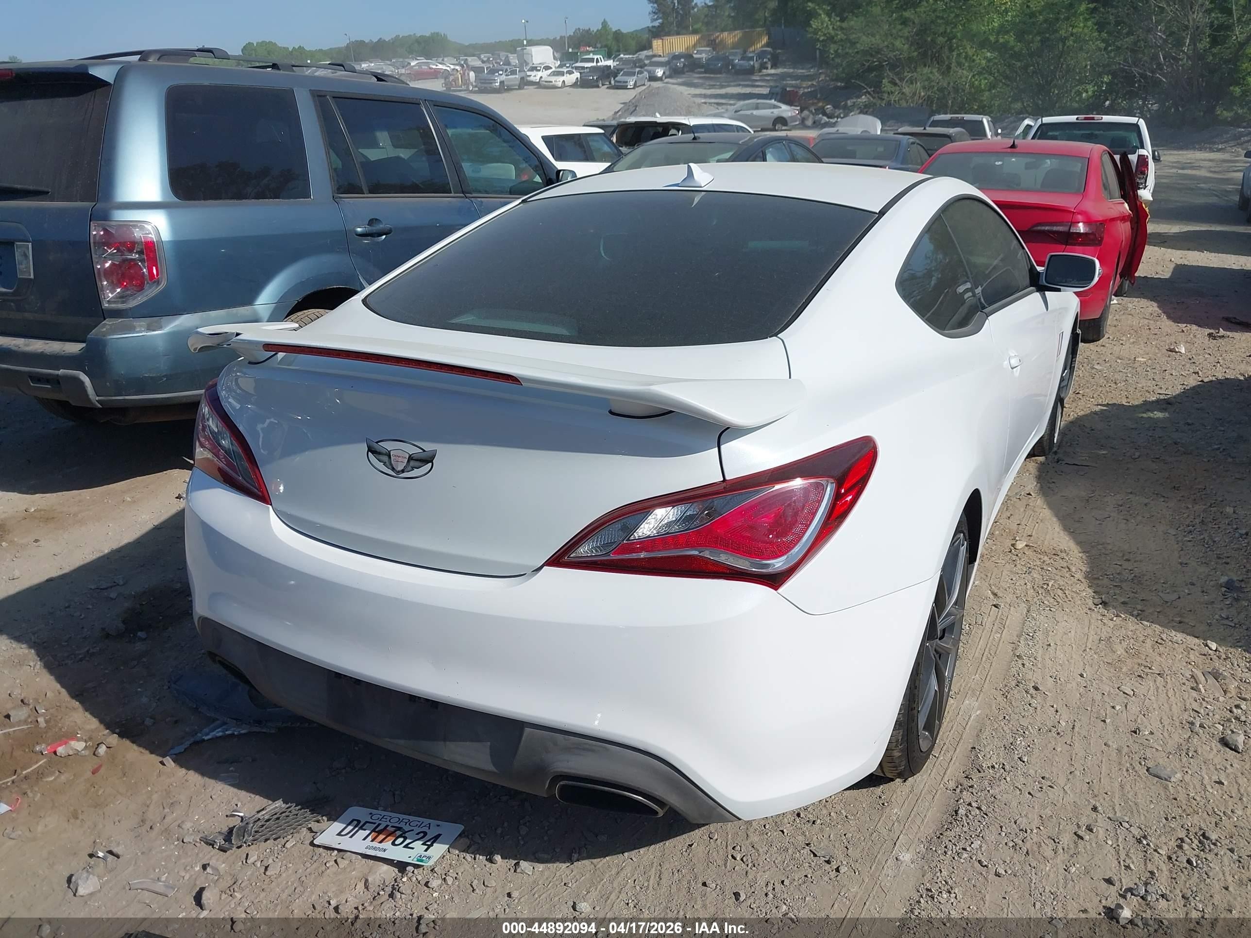 2015 Hyundai Genesis 3.8 R-spec Серебряный vin: KMHHU6KJXFU124774