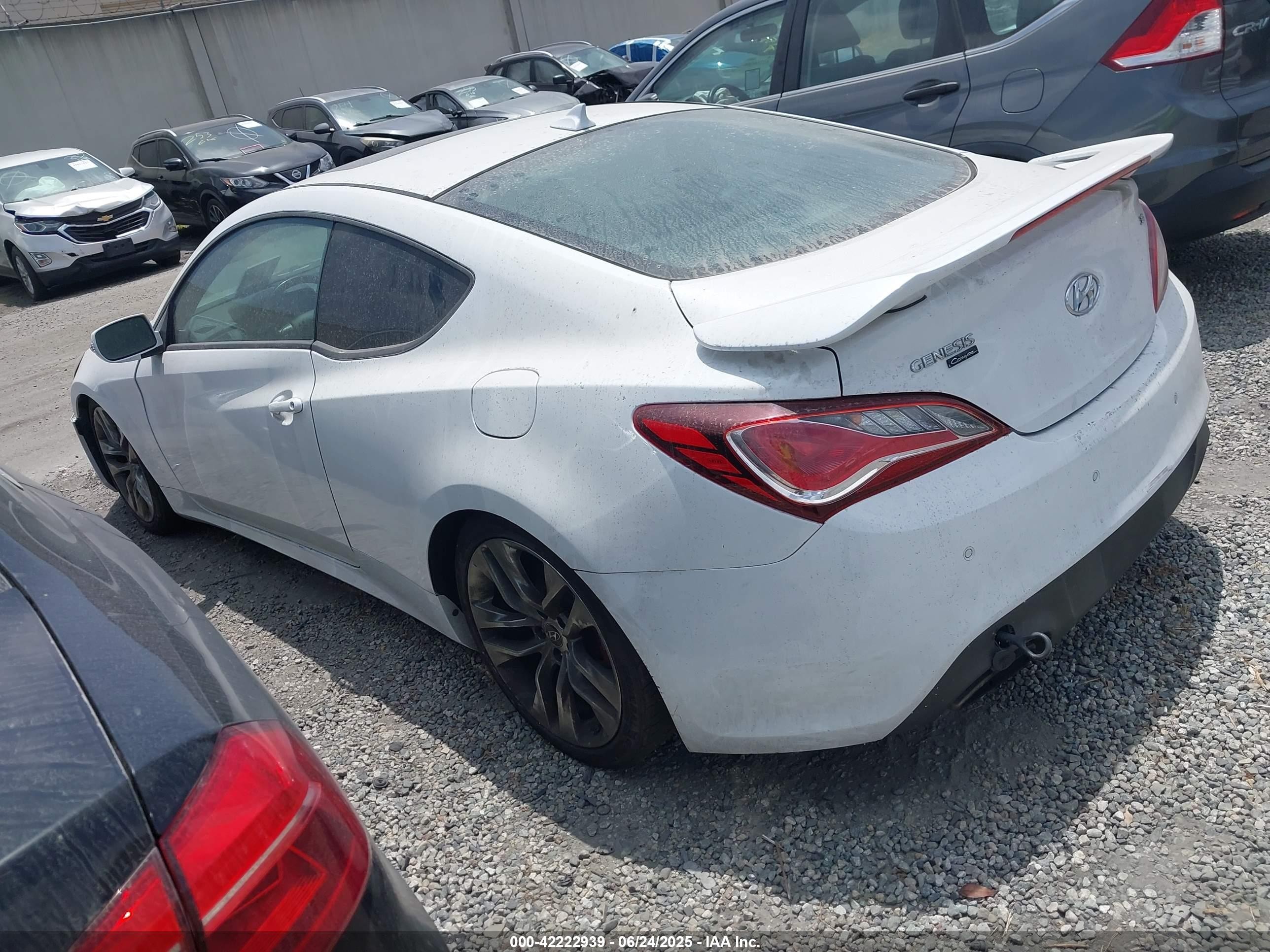2015 Hyundai Genesis 3.8 Ultimate Белый vin: KMHHU6KJXFU125150