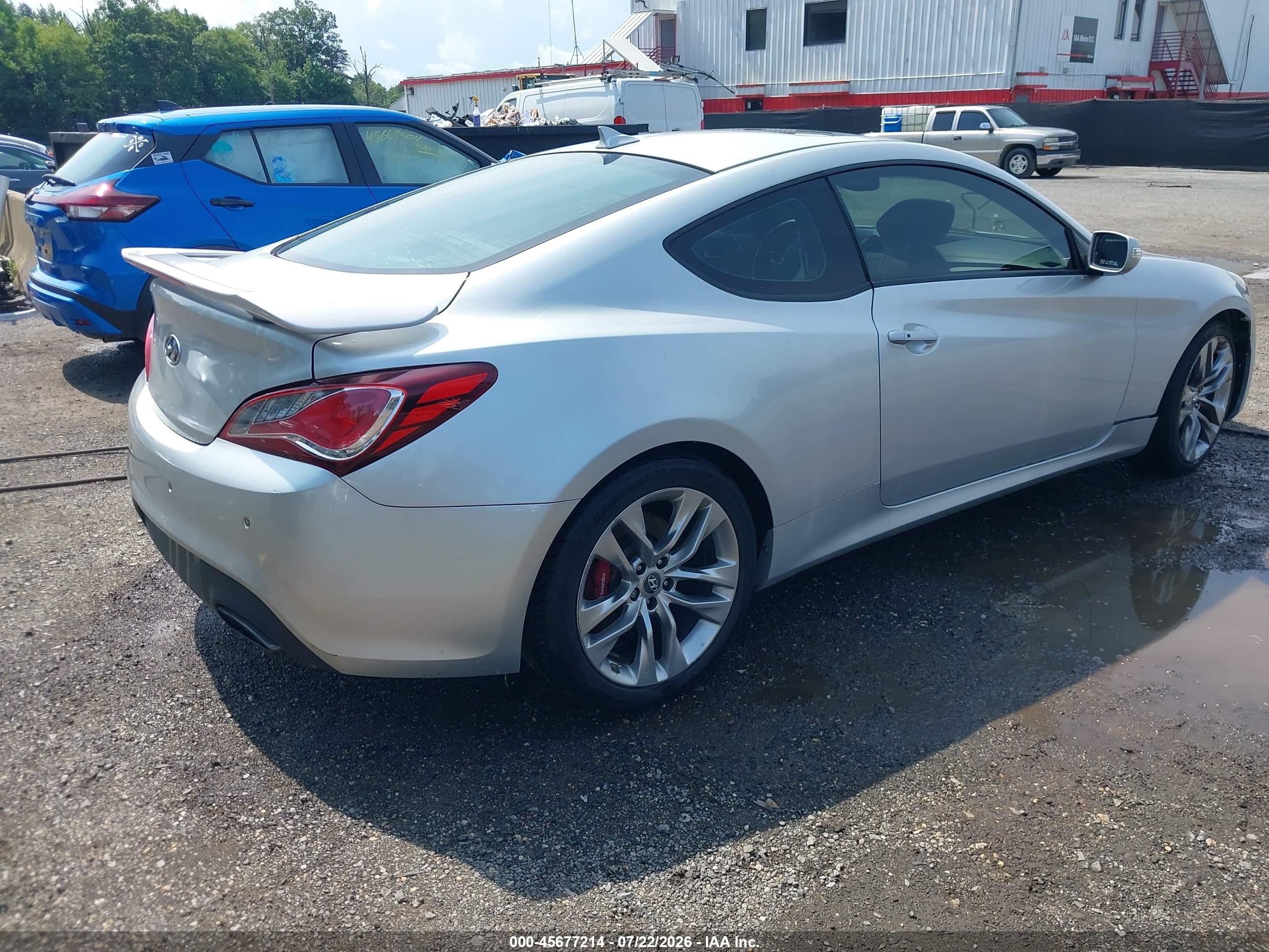 2015 Hyundai Genesis 3.8 Ultimate Серебряный vin: KMHHU6KJXFU126170