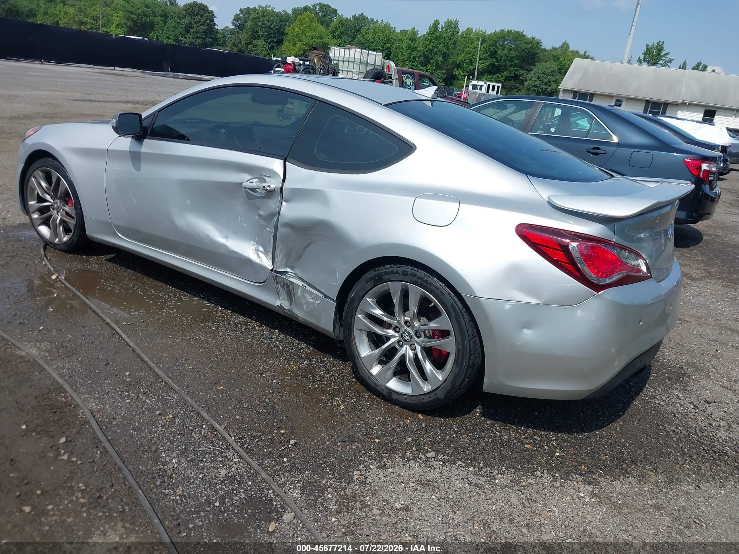 2015 Hyundai Genesis 3.8 Ultimate Серебряный vin: KMHHU6KJXFU126170